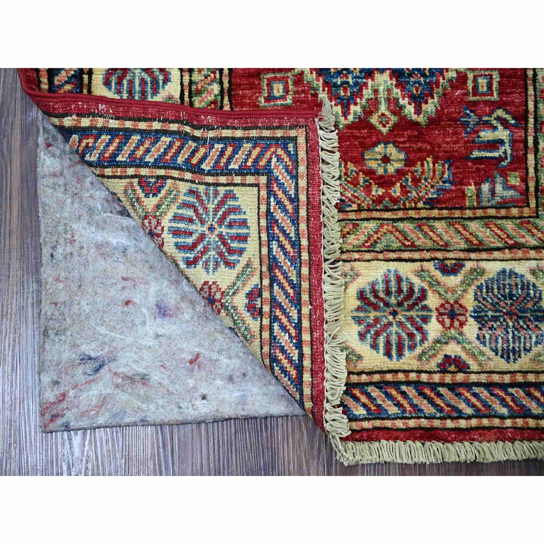Tribal-Geometric-Hand-Knotted-Rug-108335