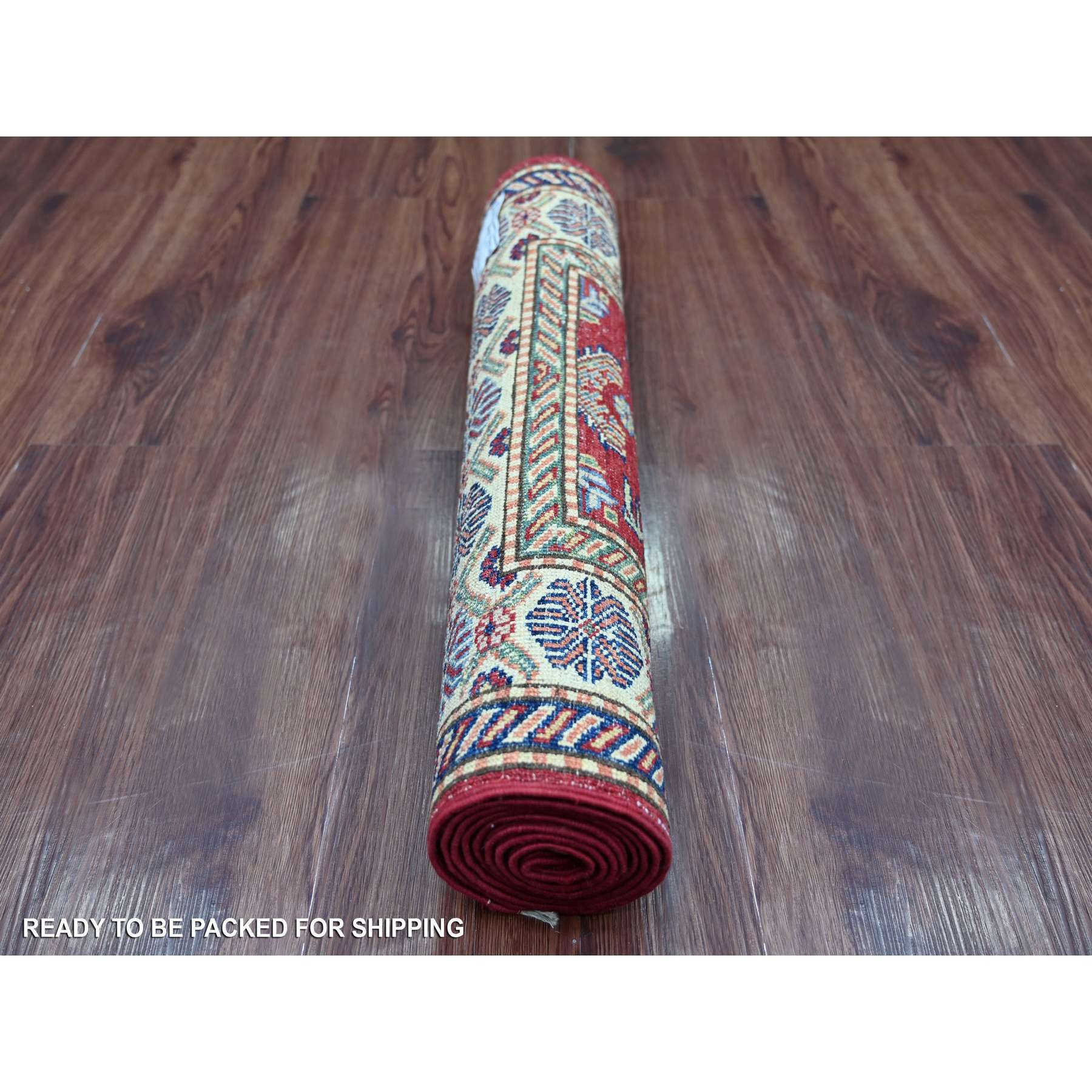 Tribal-Geometric-Hand-Knotted-Rug-108335