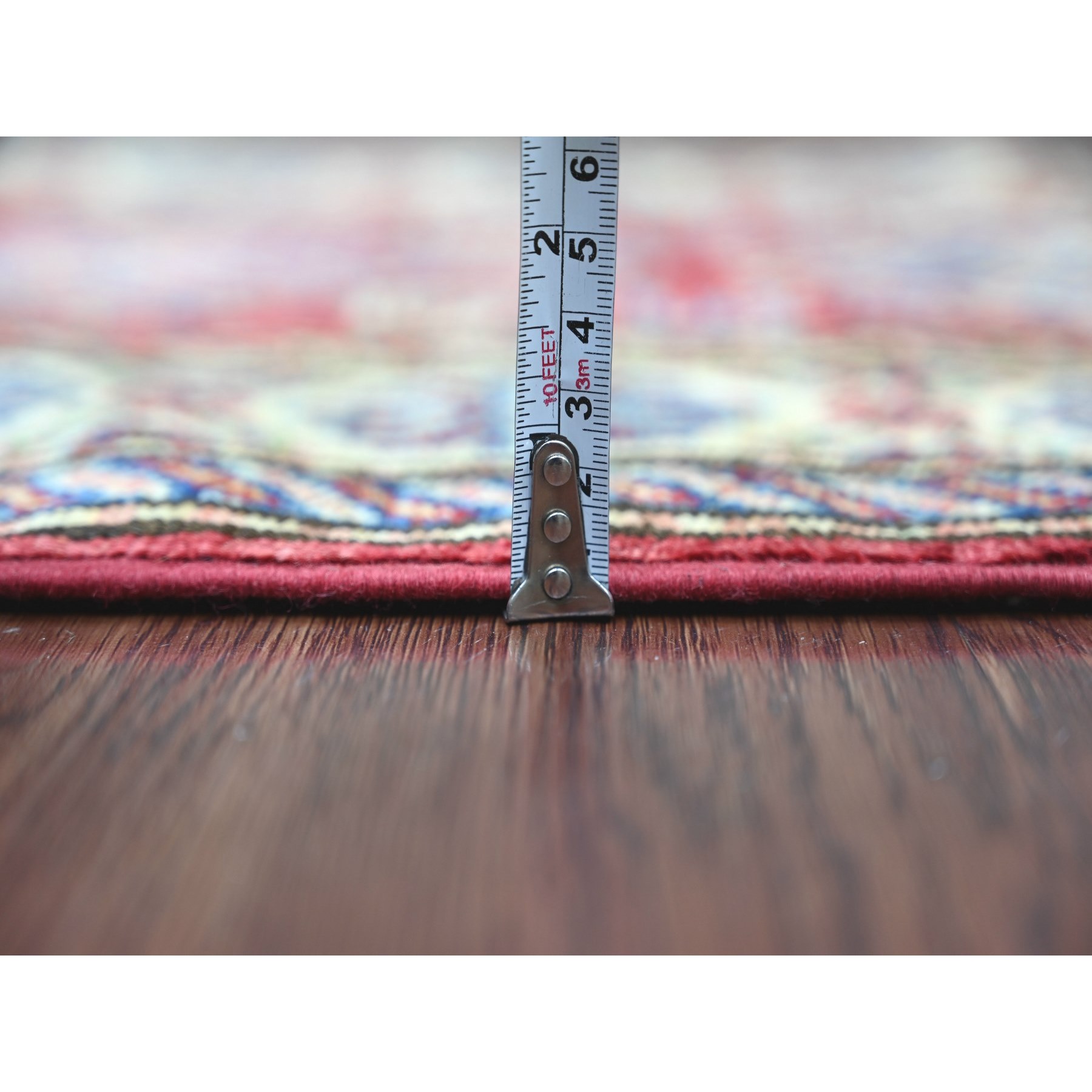 Tribal-Geometric-Hand-Knotted-Rug-108335