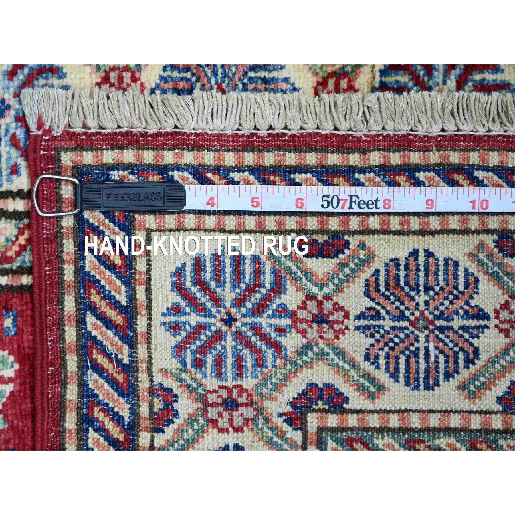 Tribal-Geometric-Hand-Knotted-Rug-108335