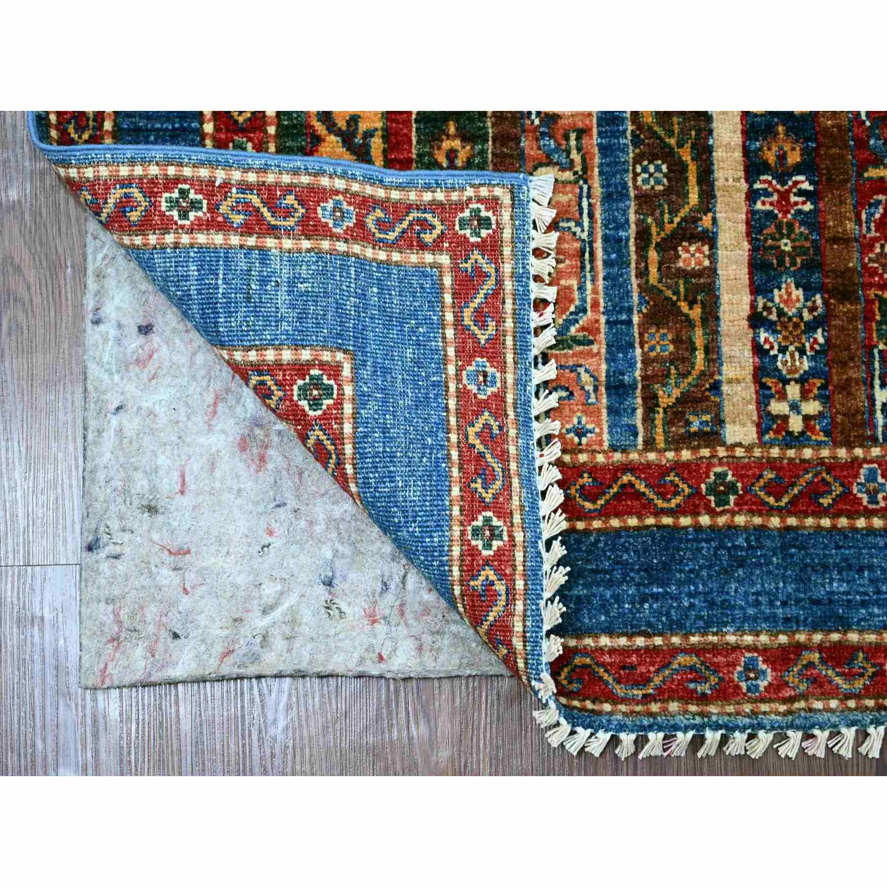 Tribal-Geometric-Hand-Knotted-Rug-108350