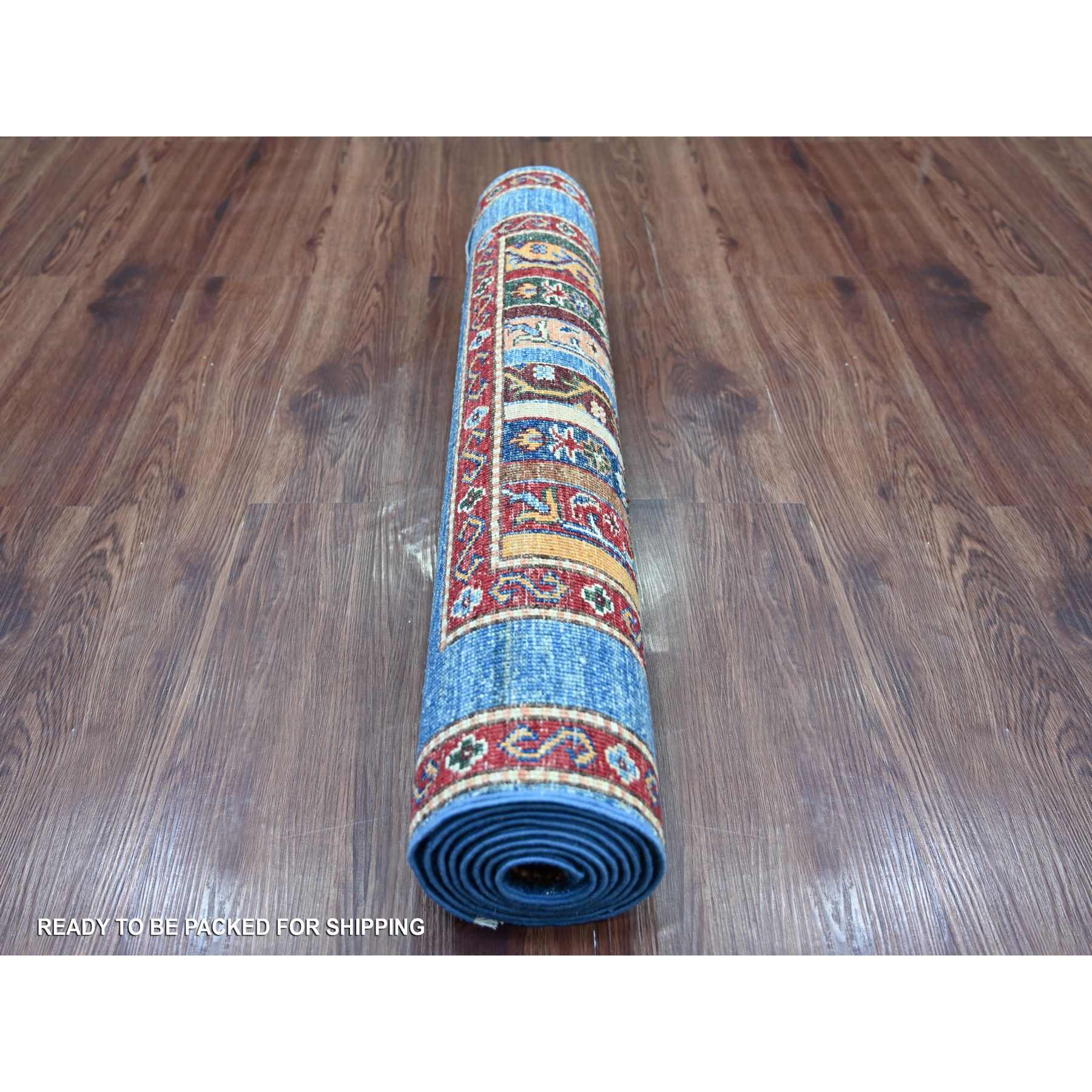 Tribal-Geometric-Hand-Knotted-Rug-108350