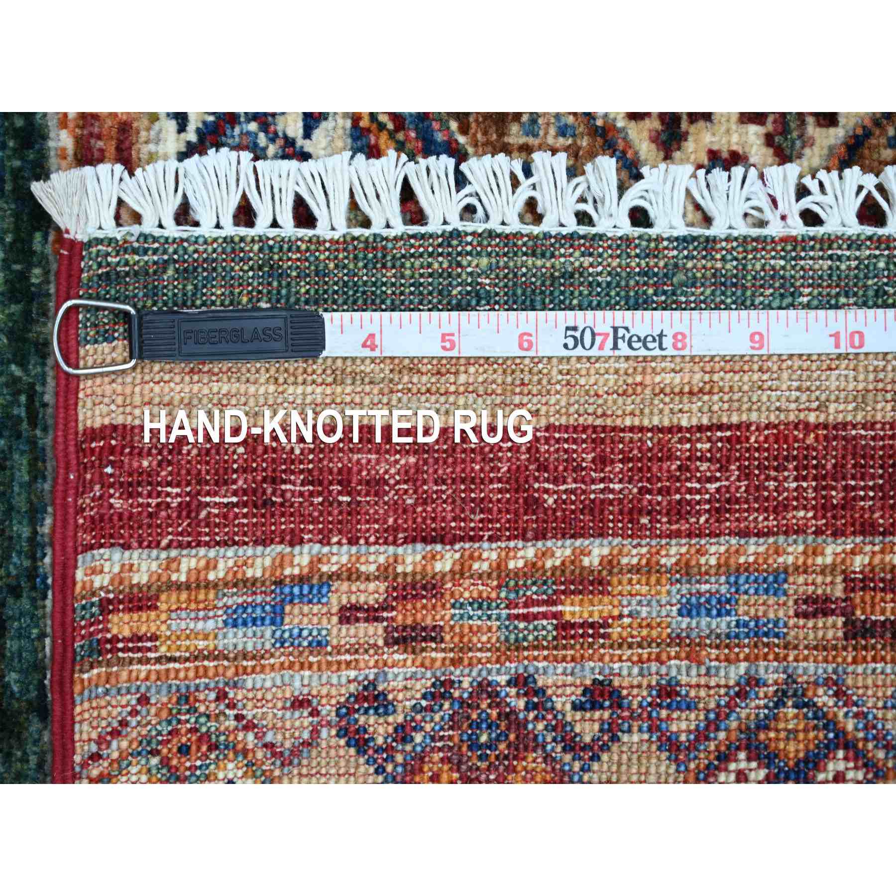 Tribal-Geometric-Hand-Knotted-Rug-108360