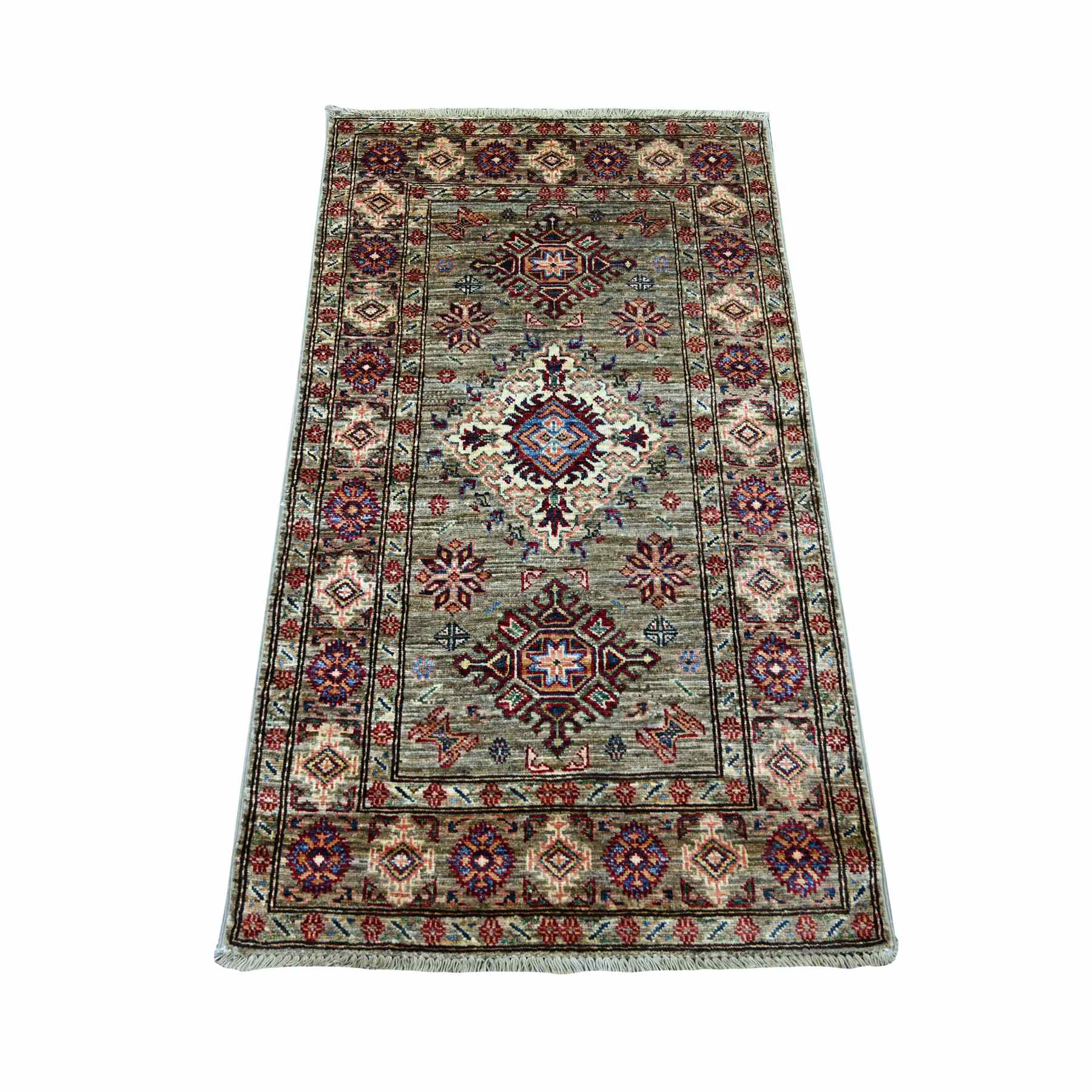 Tribal-Geometric-Hand-Knotted-Rug-108365