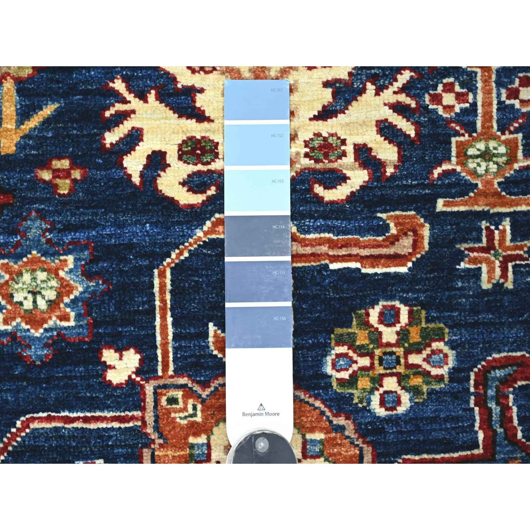 Tribal-Geometric-Hand-Knotted-Rug-108380