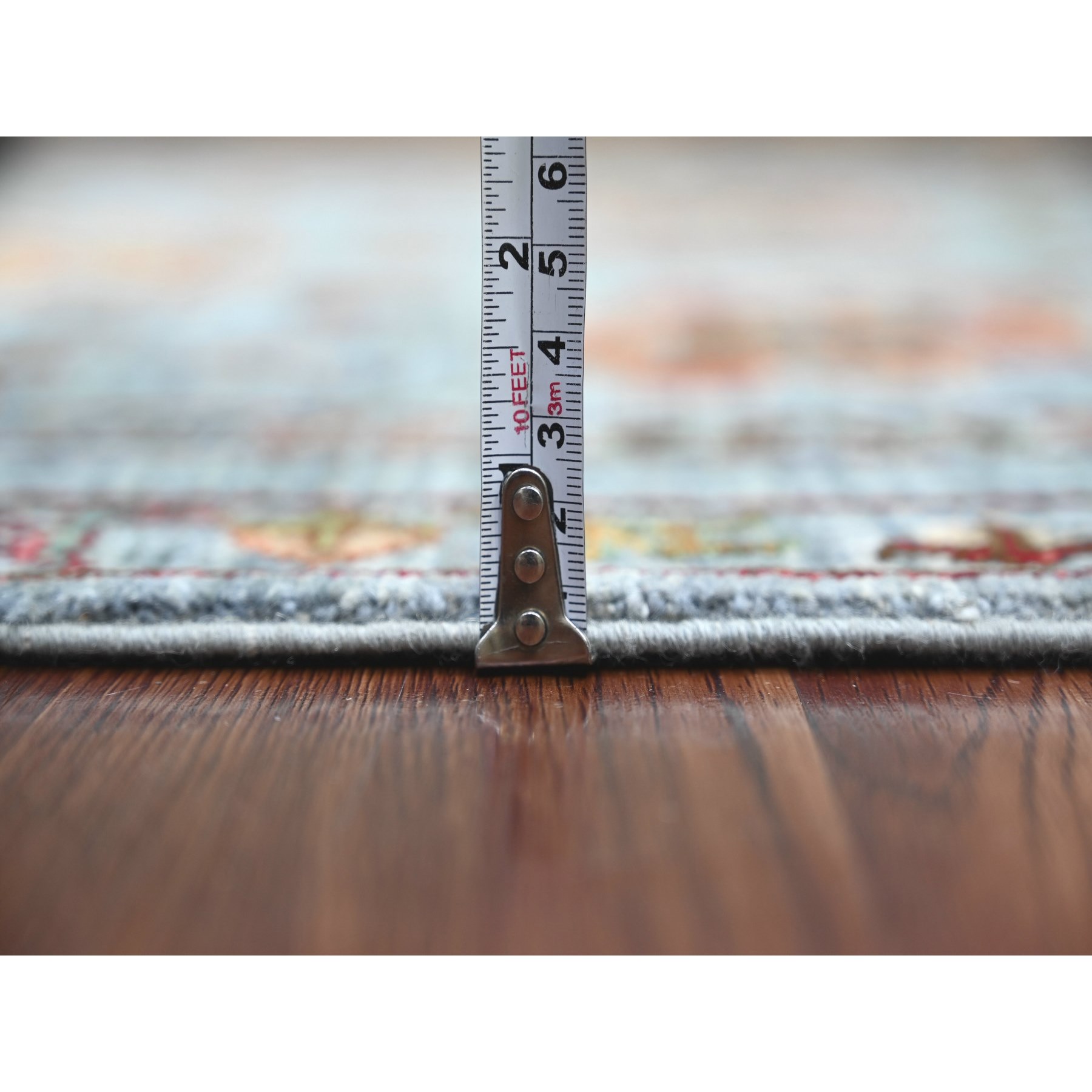 Tribal-Geometric-Hand-Knotted-Rug-108395