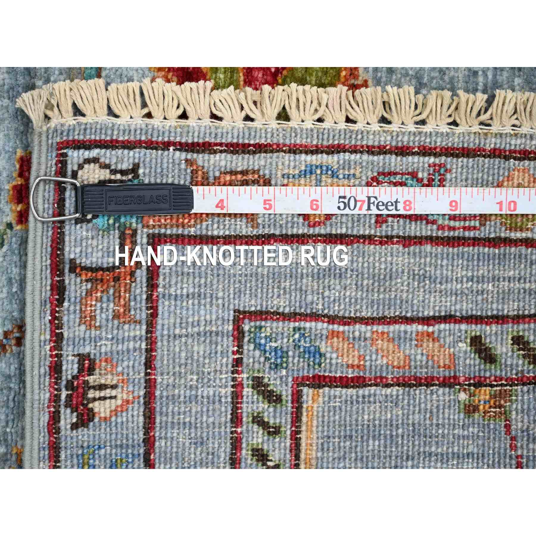 Tribal-Geometric-Hand-Knotted-Rug-108395