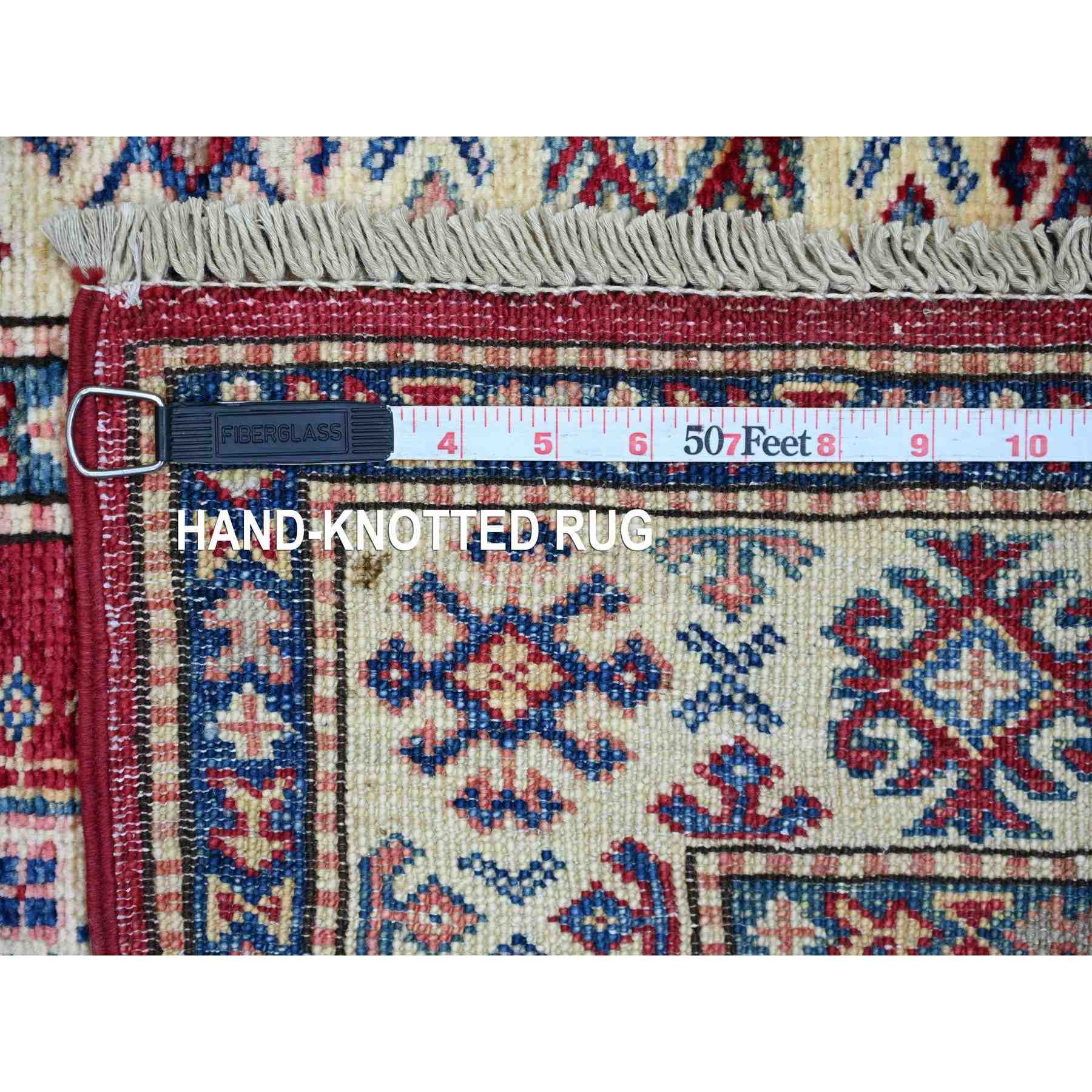 Tribal-Geometric-Hand-Knotted-Rug-108405