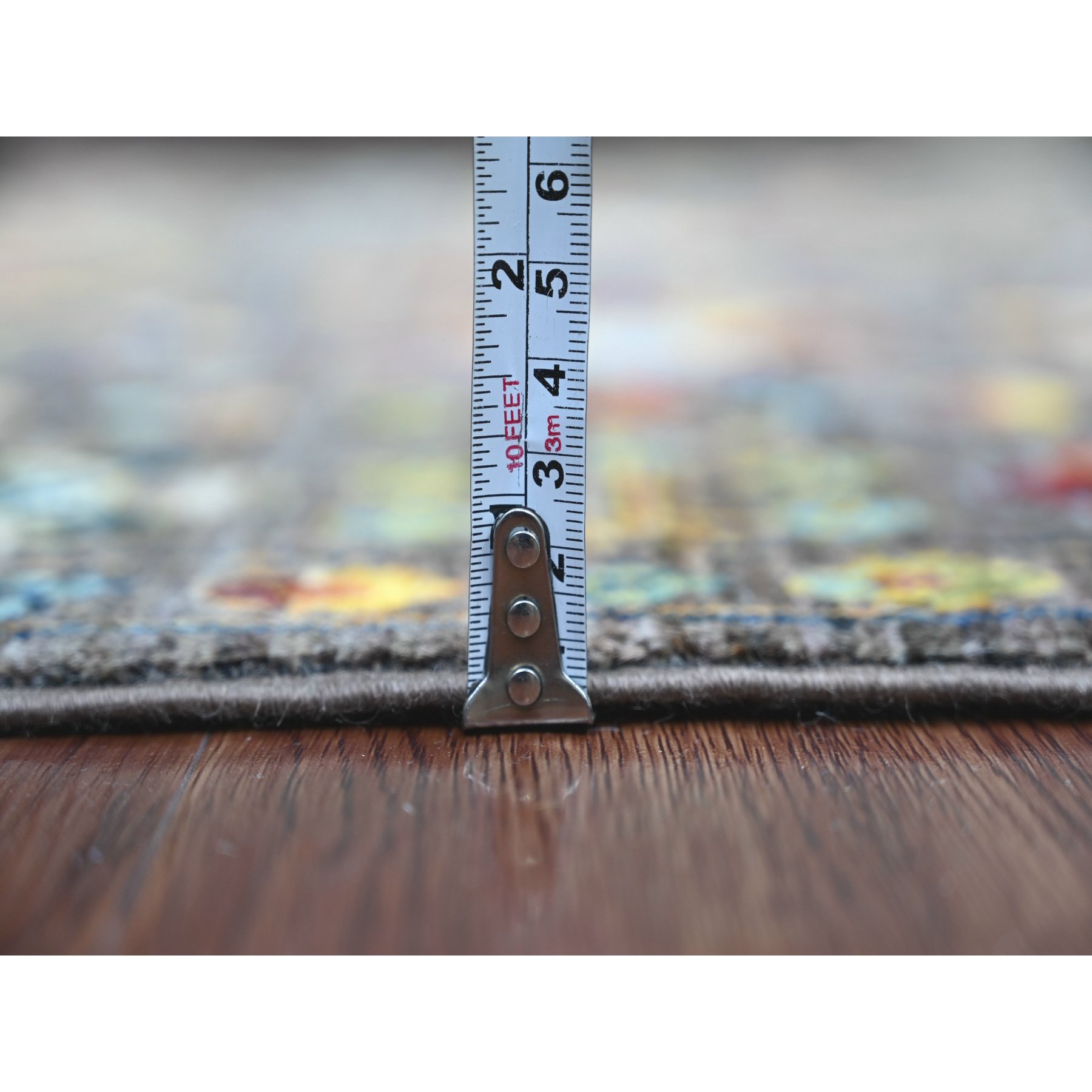 Tribal-Geometric-Hand-Knotted-Rug-108410