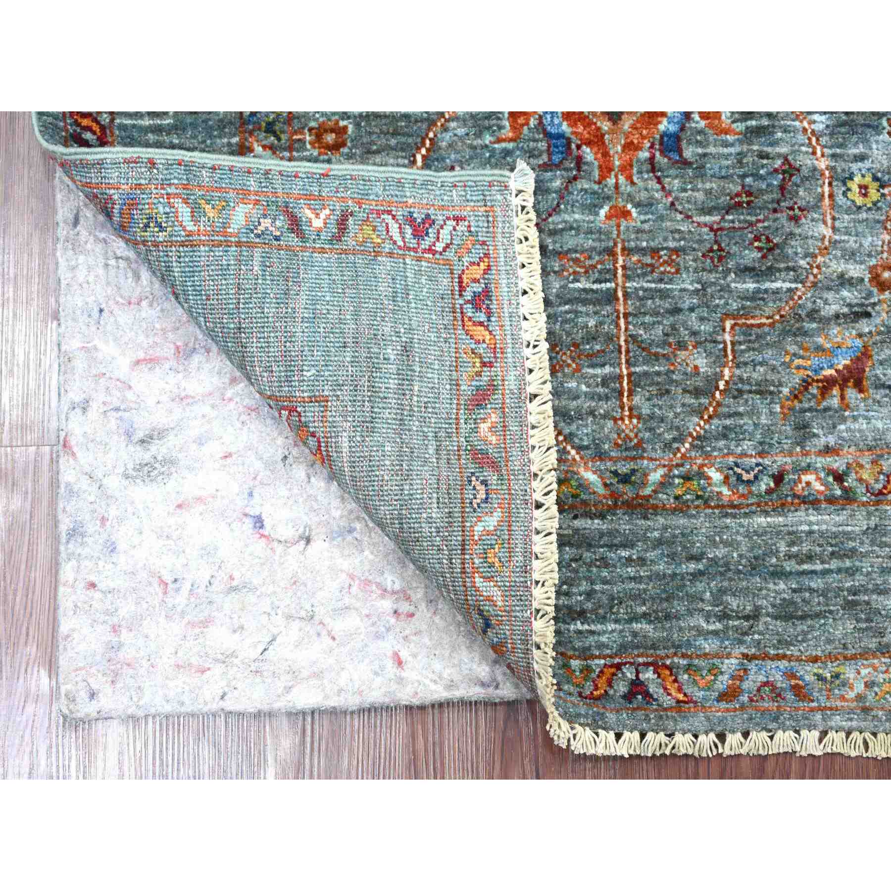 Tribal-Geometric-Hand-Knotted-Rug-108415