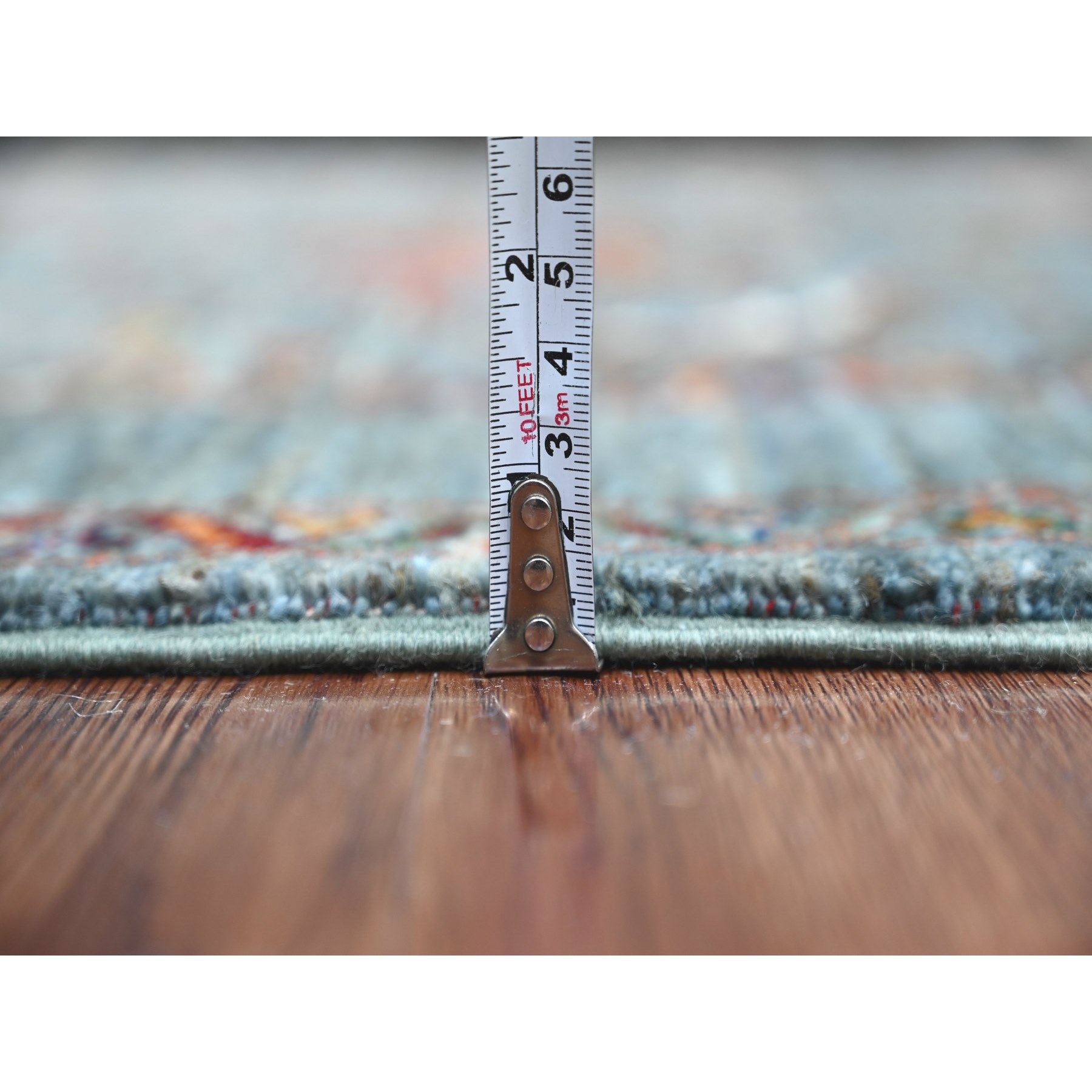 Tribal-Geometric-Hand-Knotted-Rug-108415