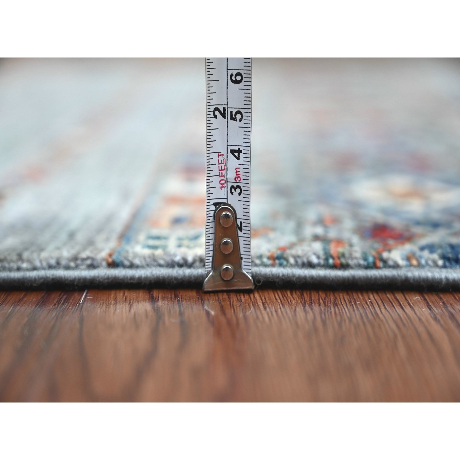 Tribal-Geometric-Hand-Knotted-Rug-108570