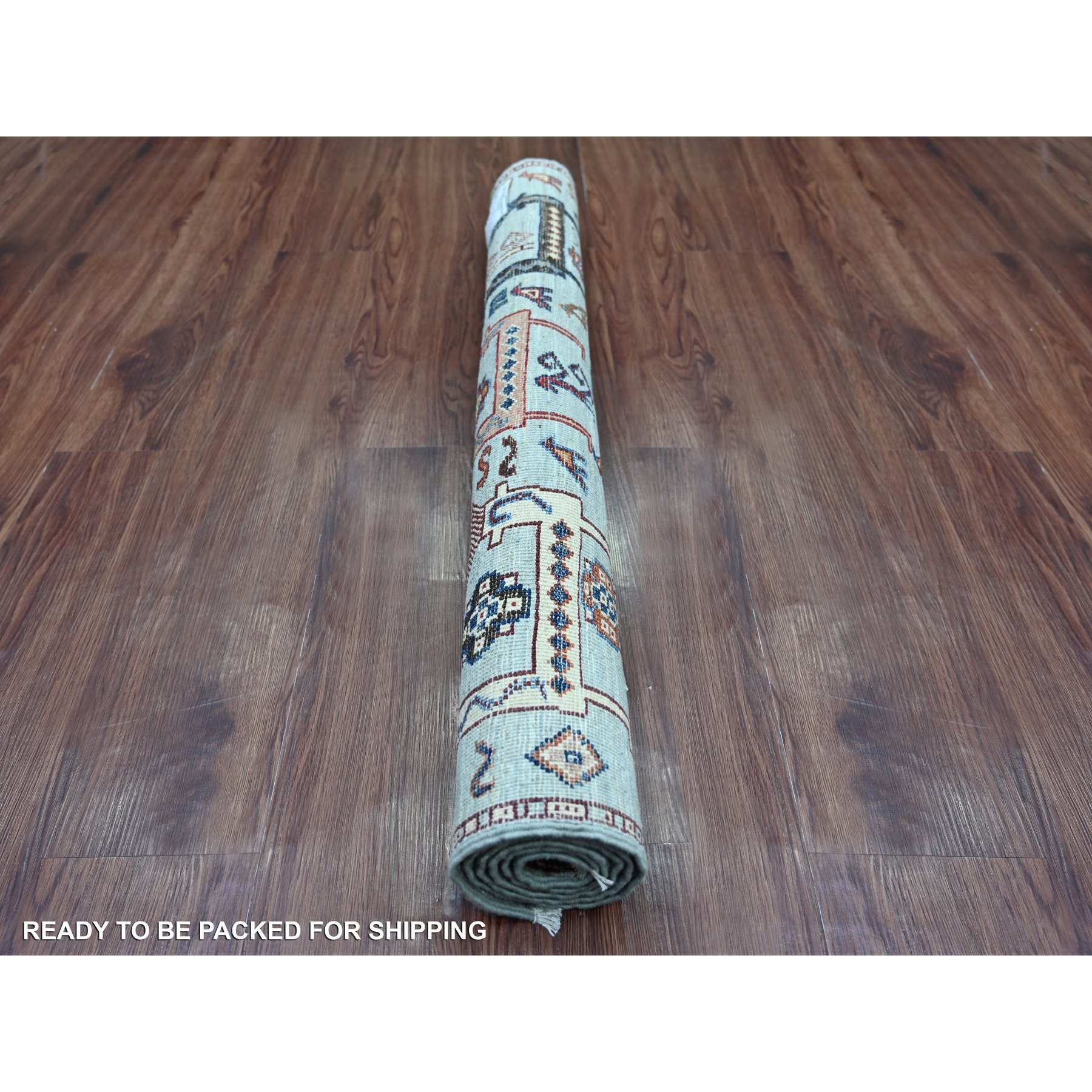 Tribal-Geometric-Hand-Knotted-Rug-108605