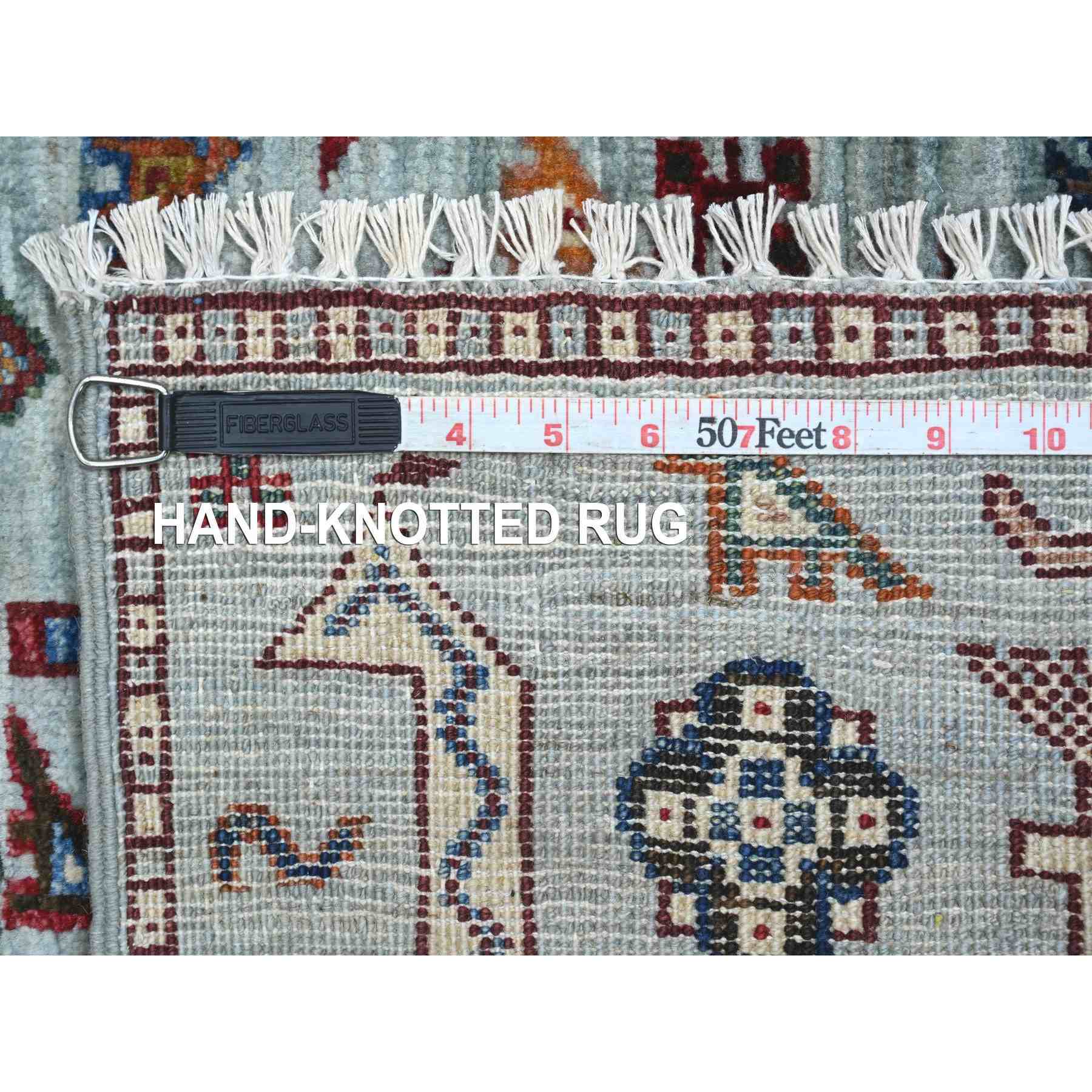 Tribal-Geometric-Hand-Knotted-Rug-108605