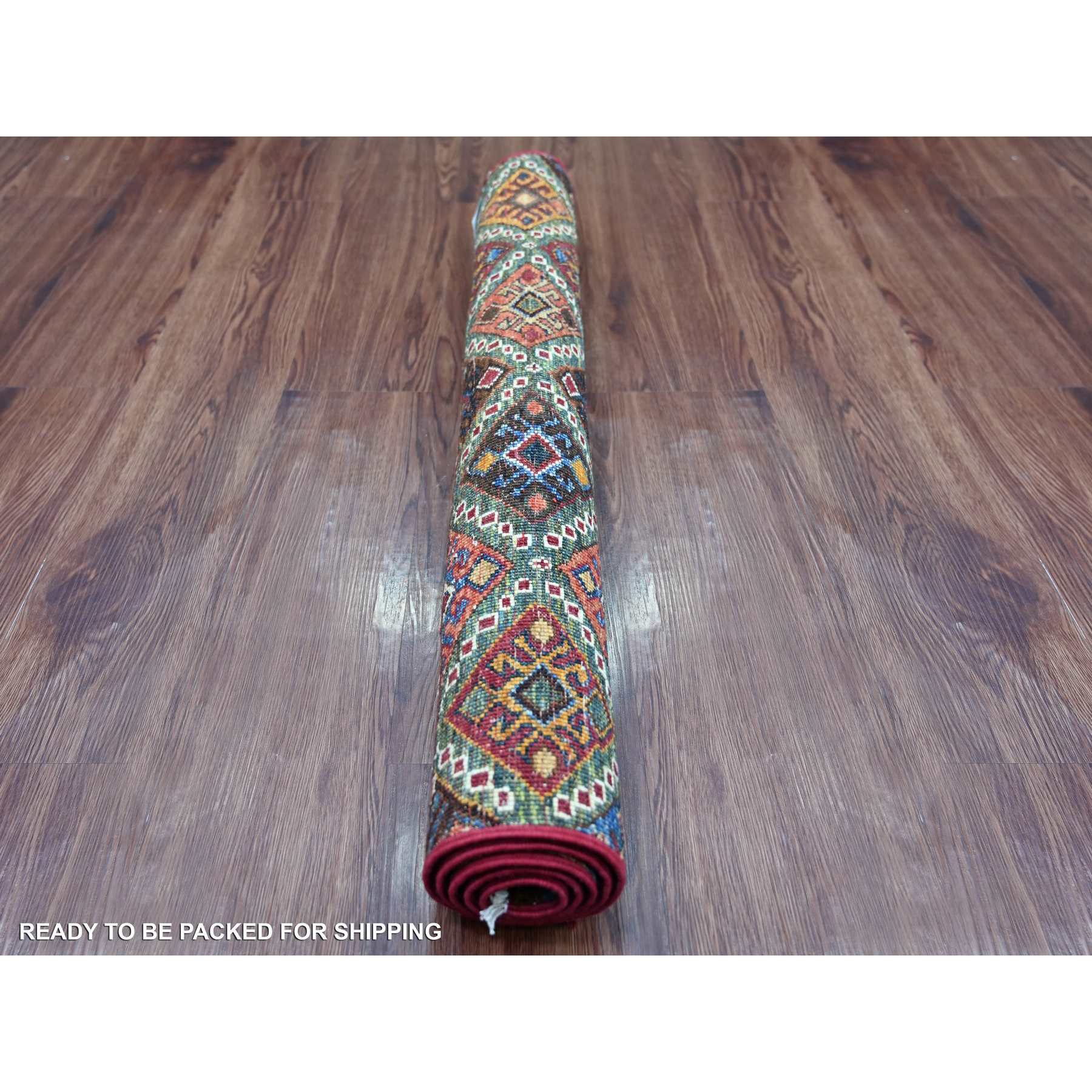 Tribal-Geometric-Hand-Knotted-Rug-108610