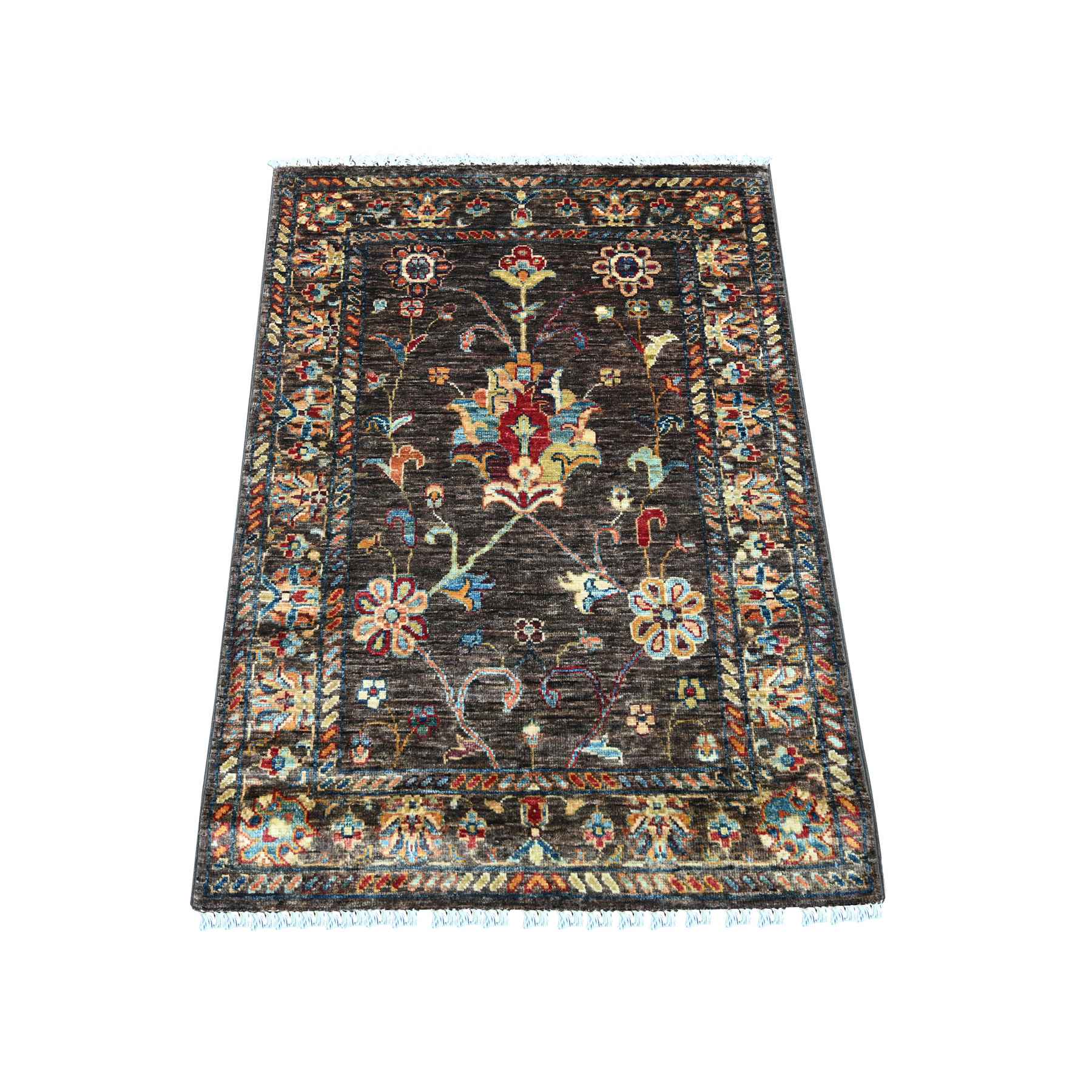 Tribal-Geometric-Hand-Knotted-Rug-108615