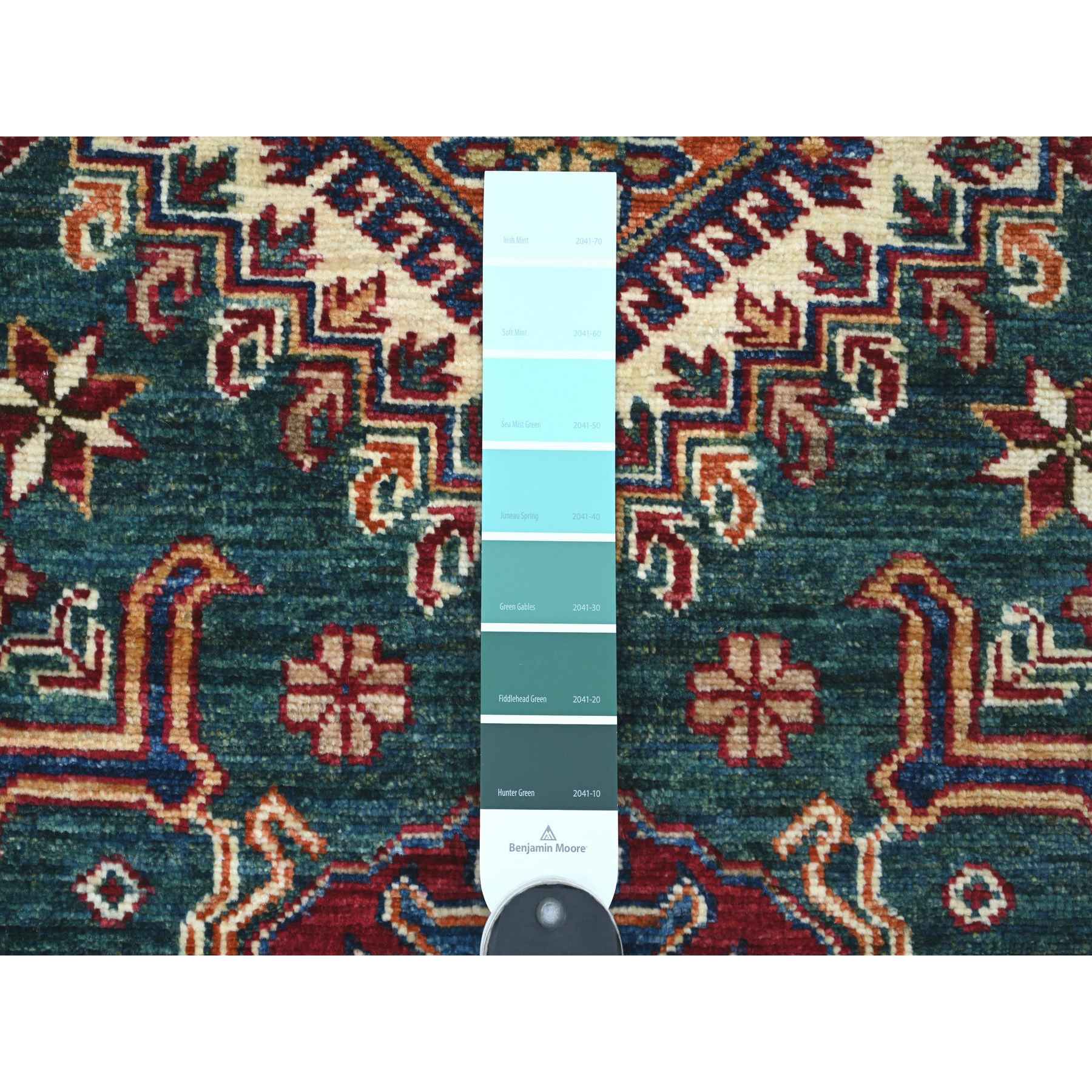 Tribal-Geometric-Hand-Knotted-Rug-108620