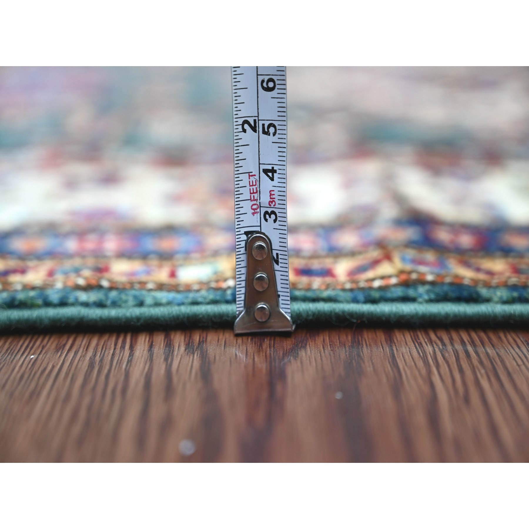 Tribal-Geometric-Hand-Knotted-Rug-108620