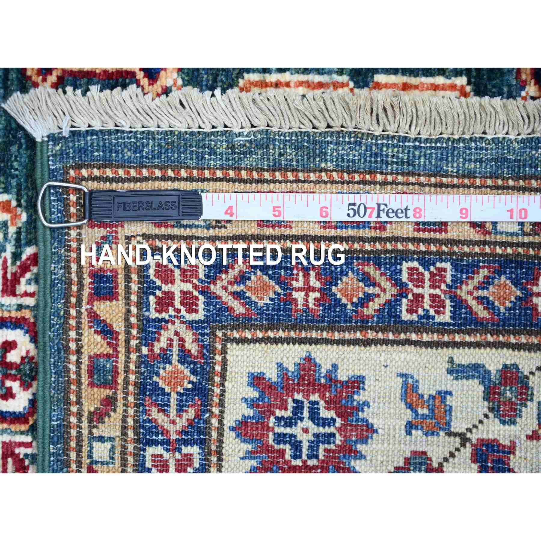 Tribal-Geometric-Hand-Knotted-Rug-108620