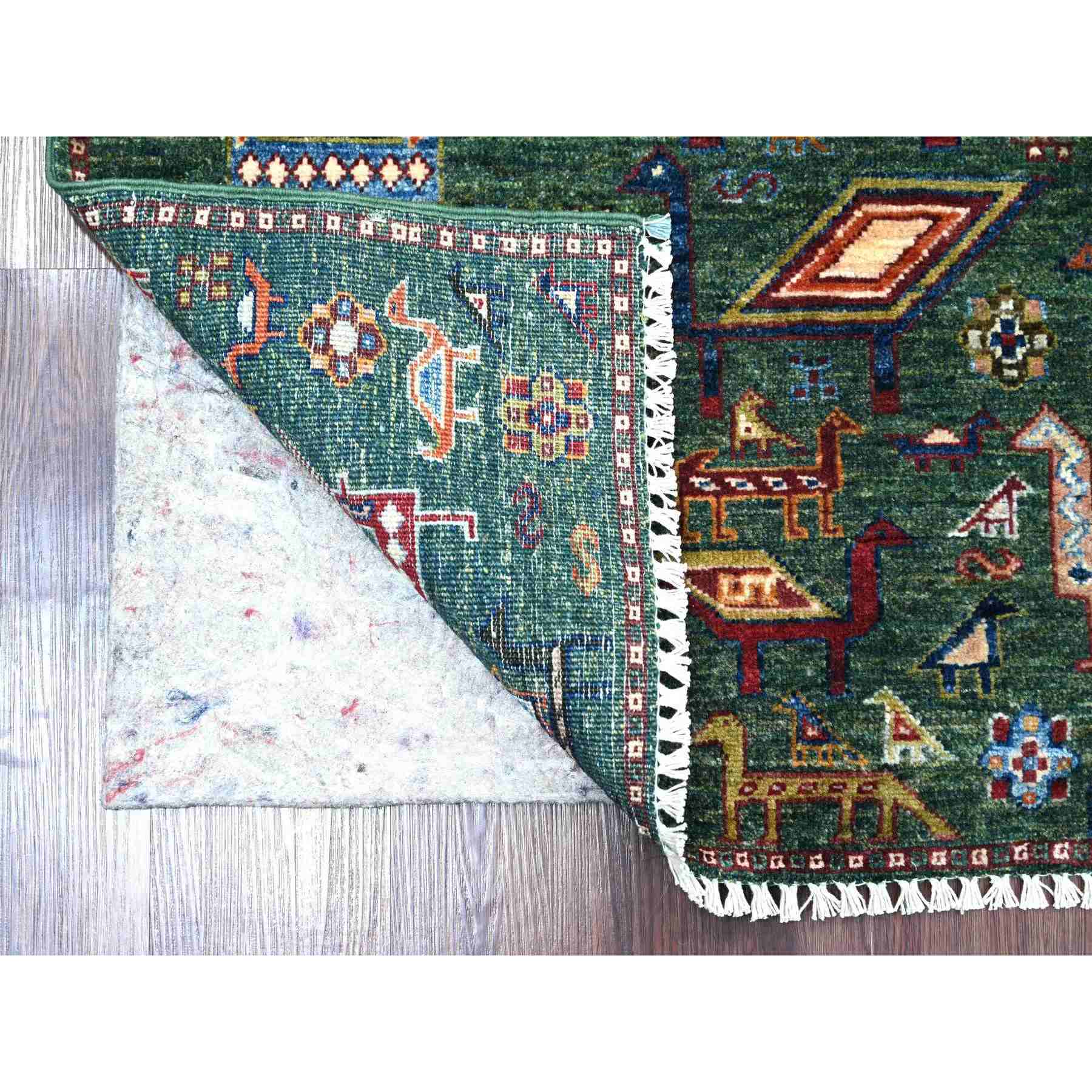 Tribal-Geometric-Hand-Knotted-Rug-108625
