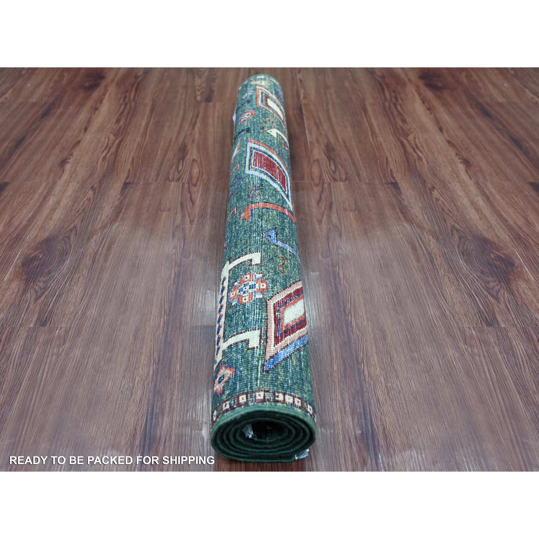 Tribal-Geometric-Hand-Knotted-Rug-108625