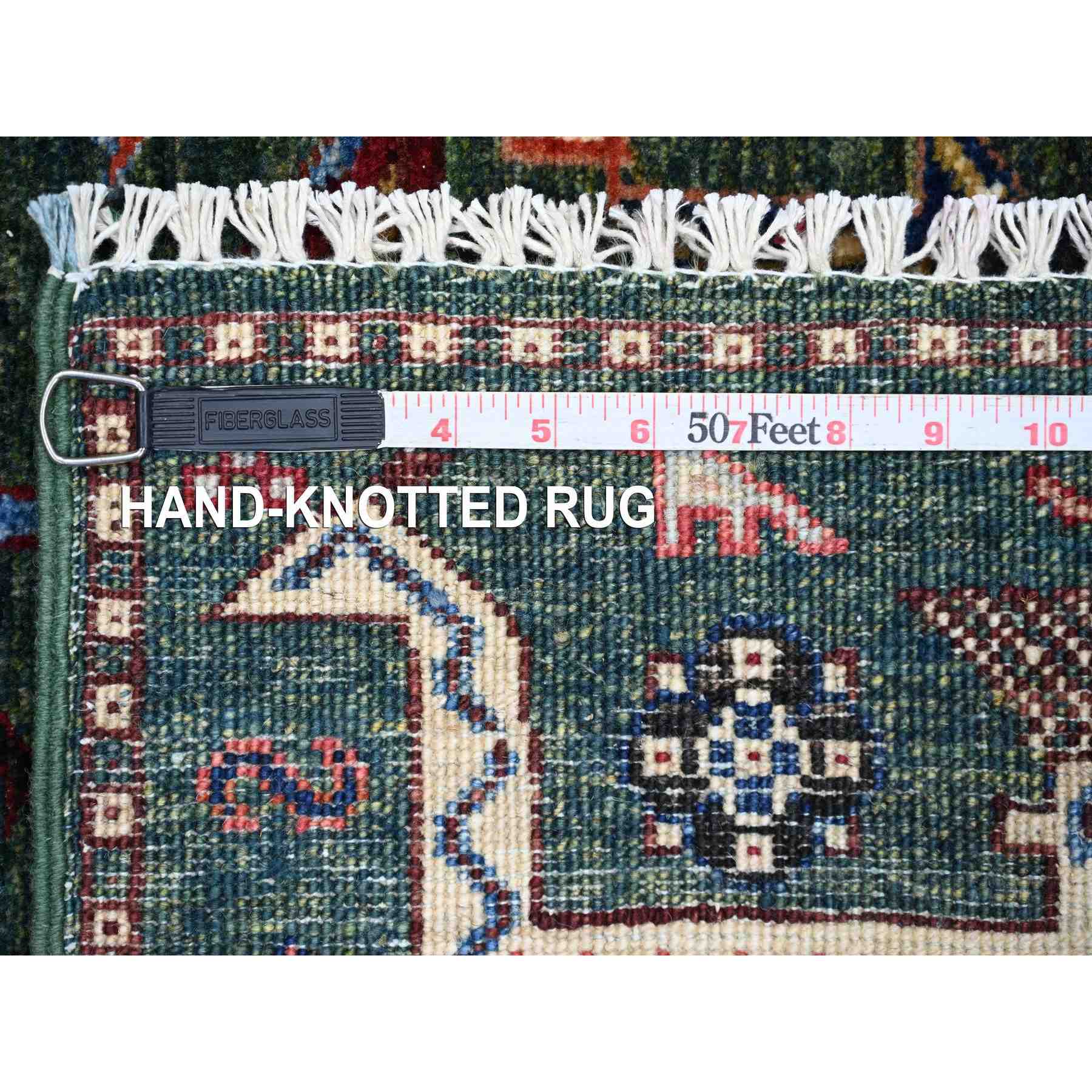 Tribal-Geometric-Hand-Knotted-Rug-108625