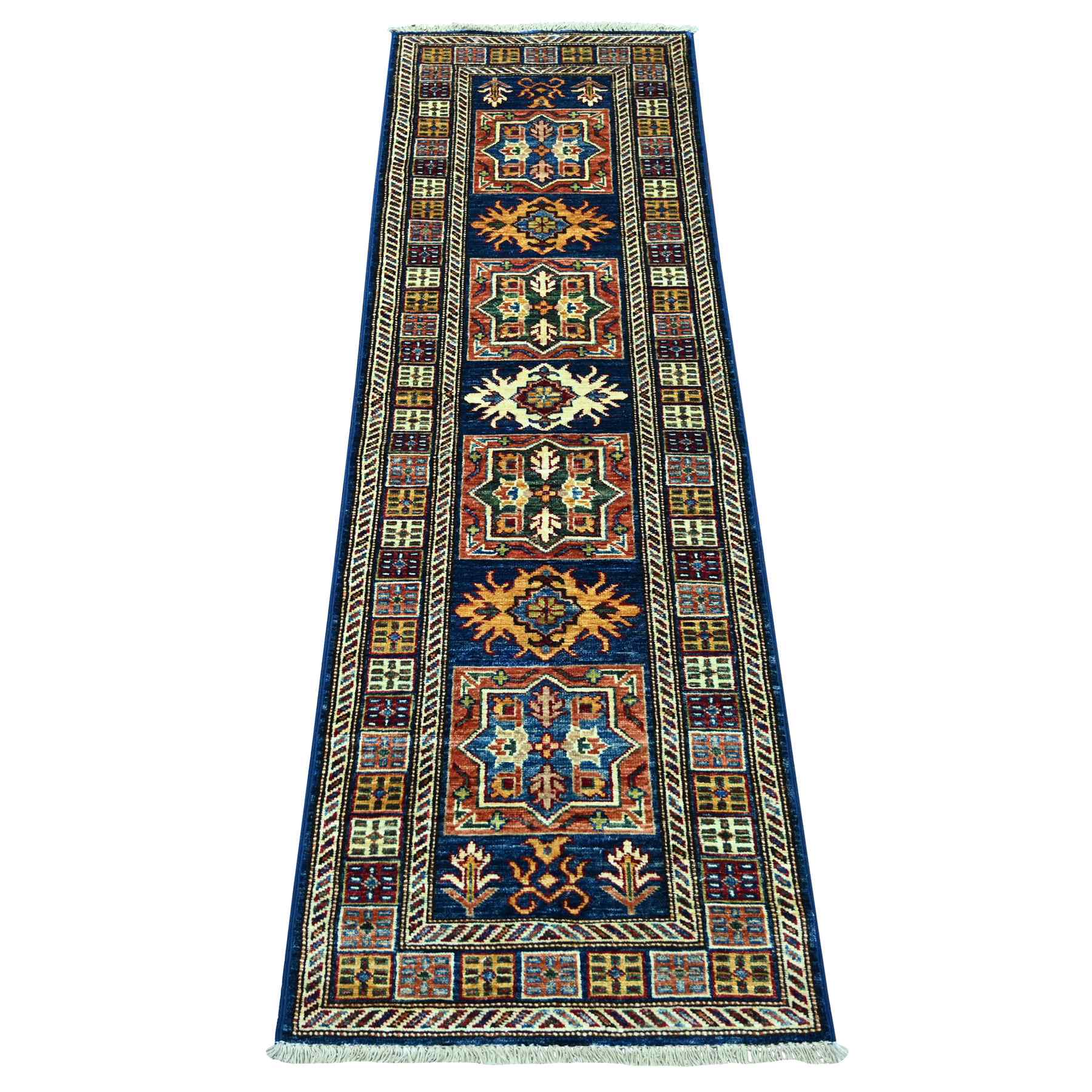 Tribal-Geometric-Hand-Knotted-Rug-108635