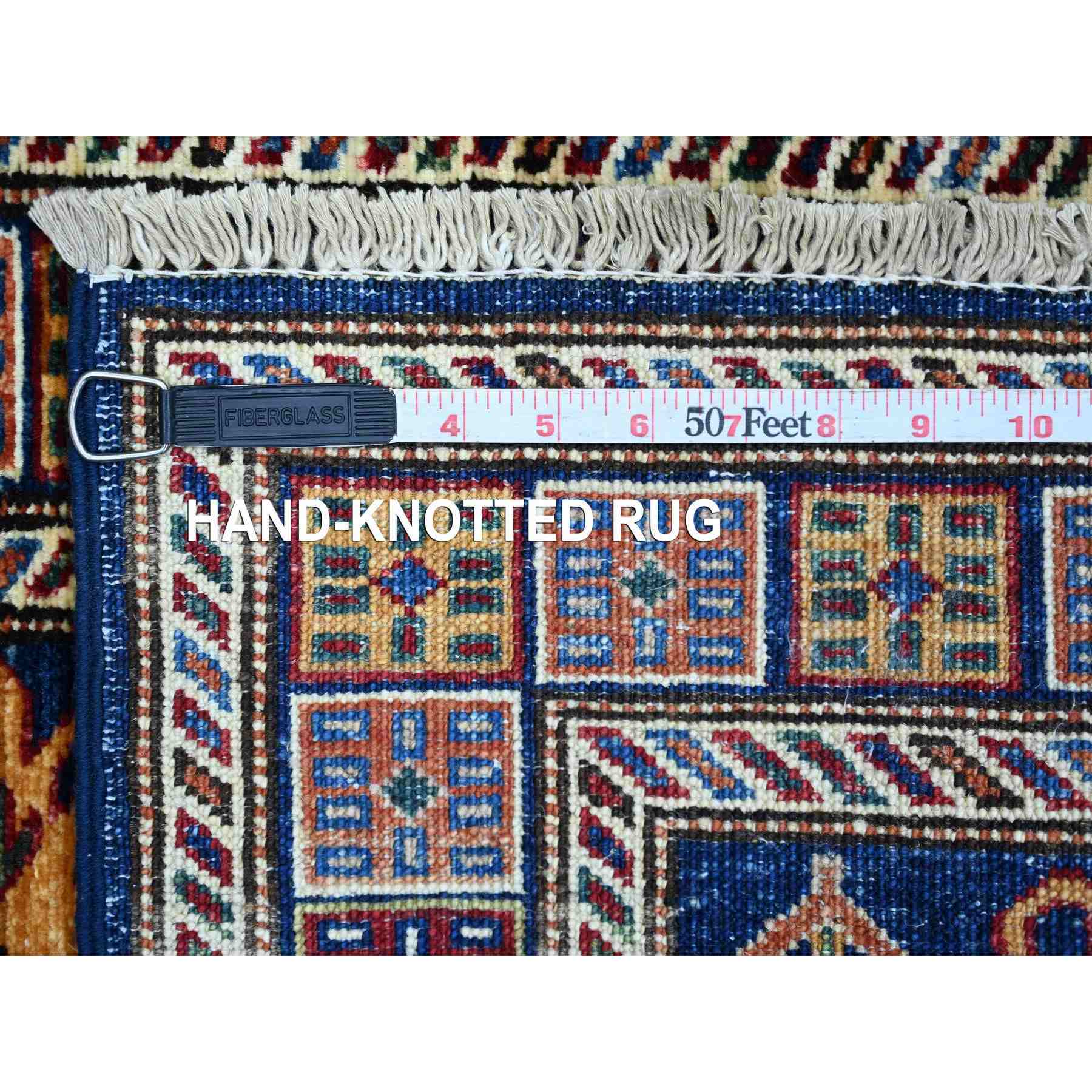 Tribal-Geometric-Hand-Knotted-Rug-108635