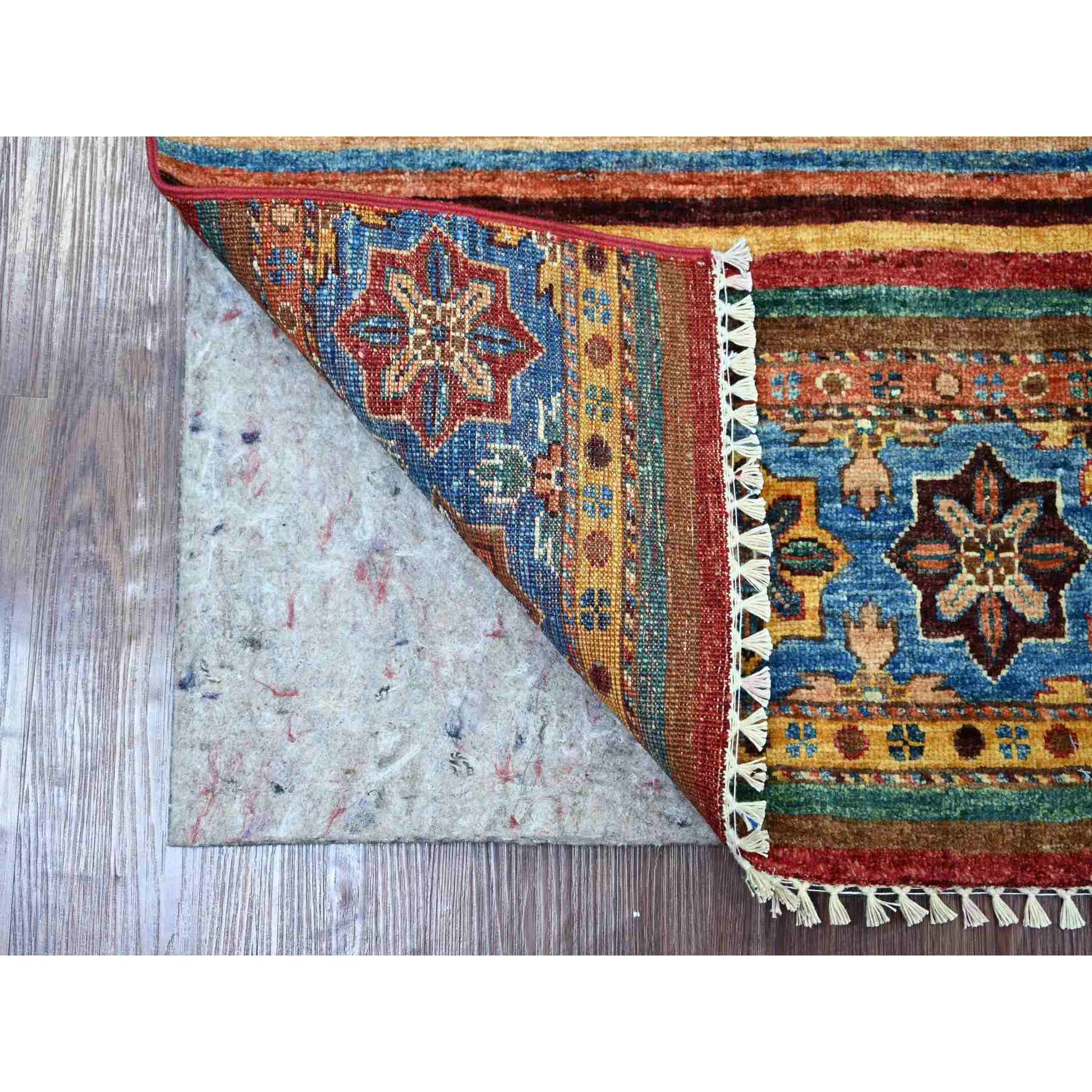Tribal-Geometric-Hand-Knotted-Rug-108640