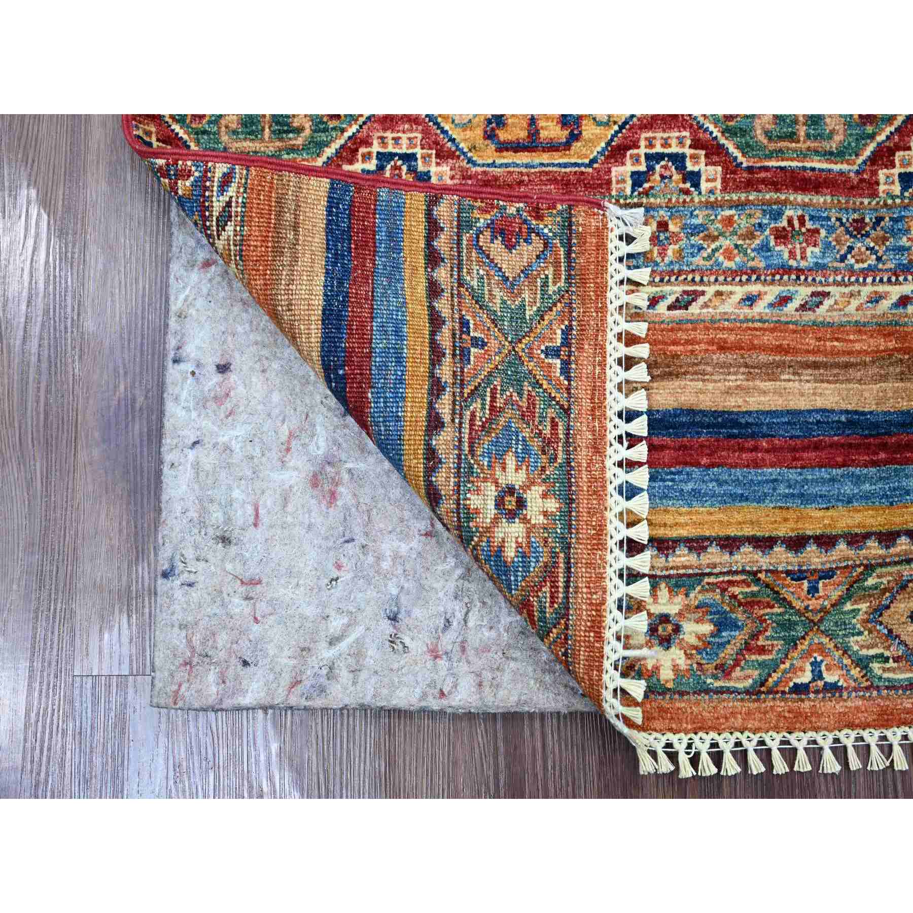 Tribal-Geometric-Hand-Knotted-Rug-108645