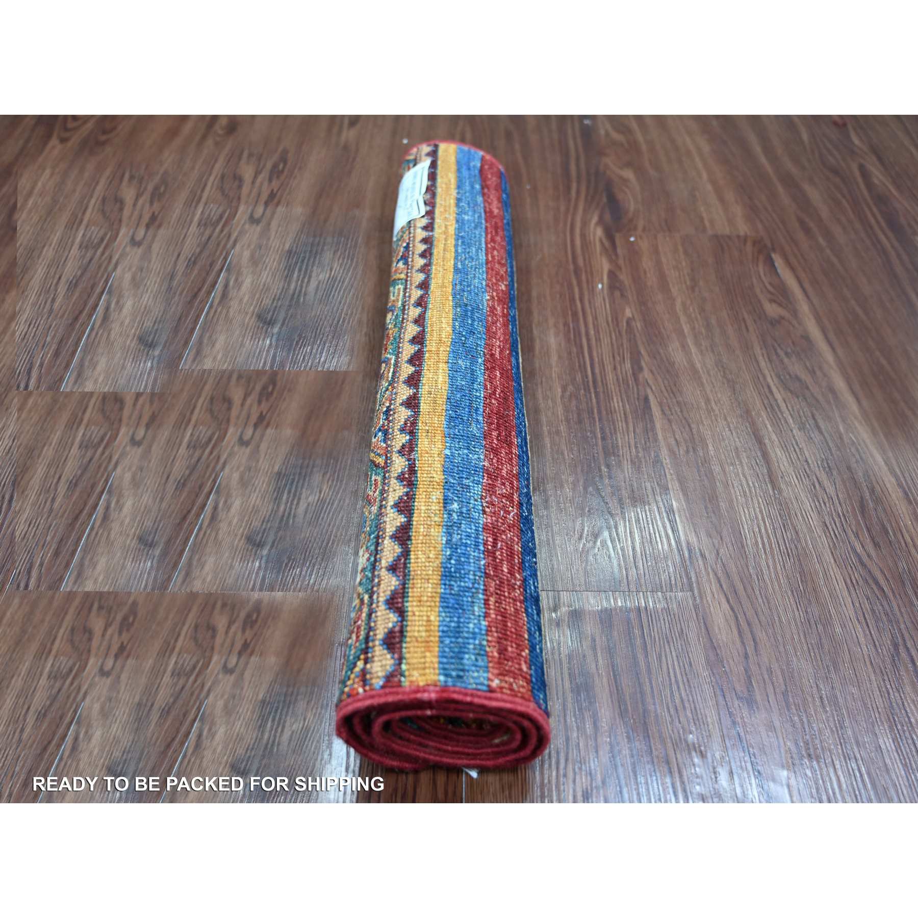 Tribal-Geometric-Hand-Knotted-Rug-108645