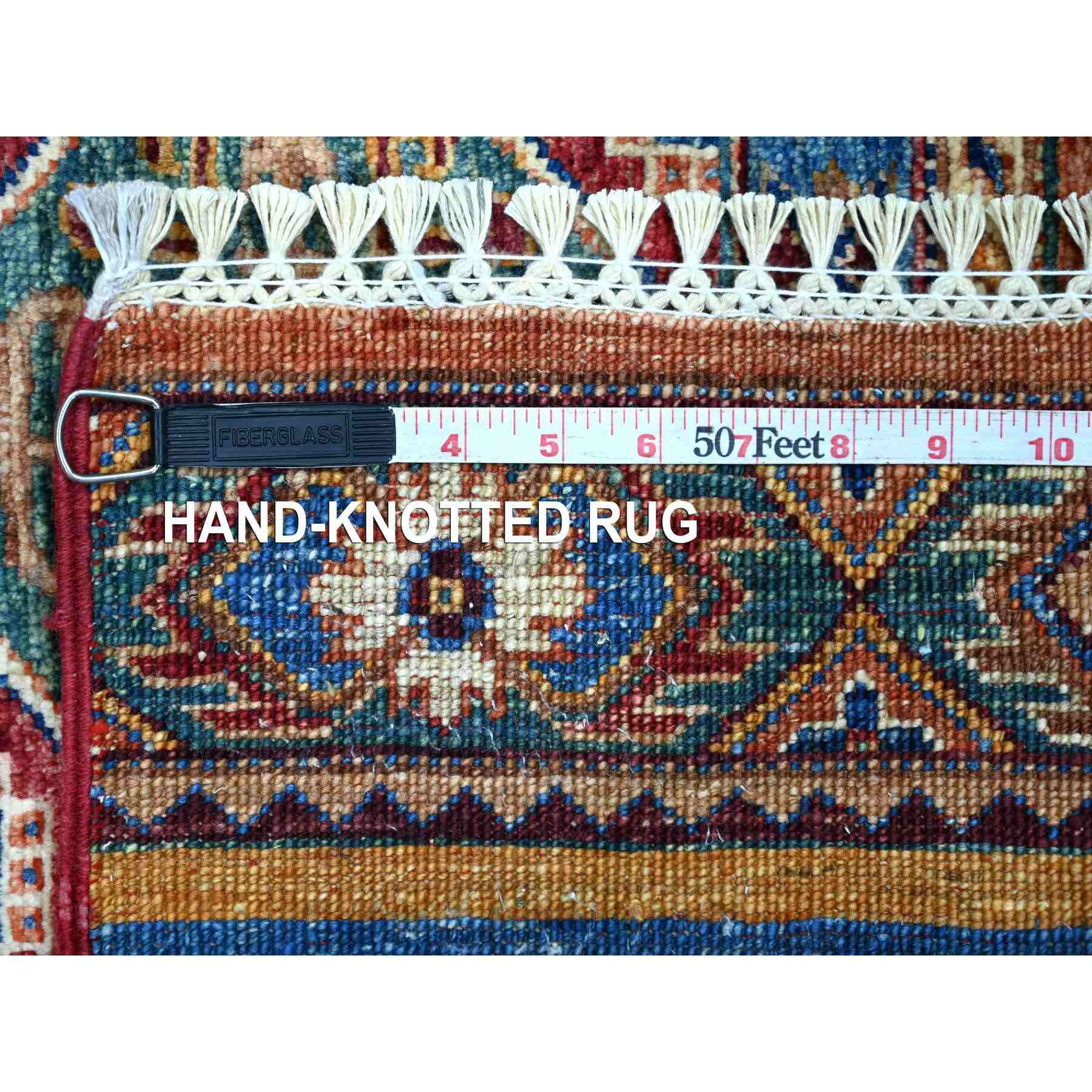 Tribal-Geometric-Hand-Knotted-Rug-108645