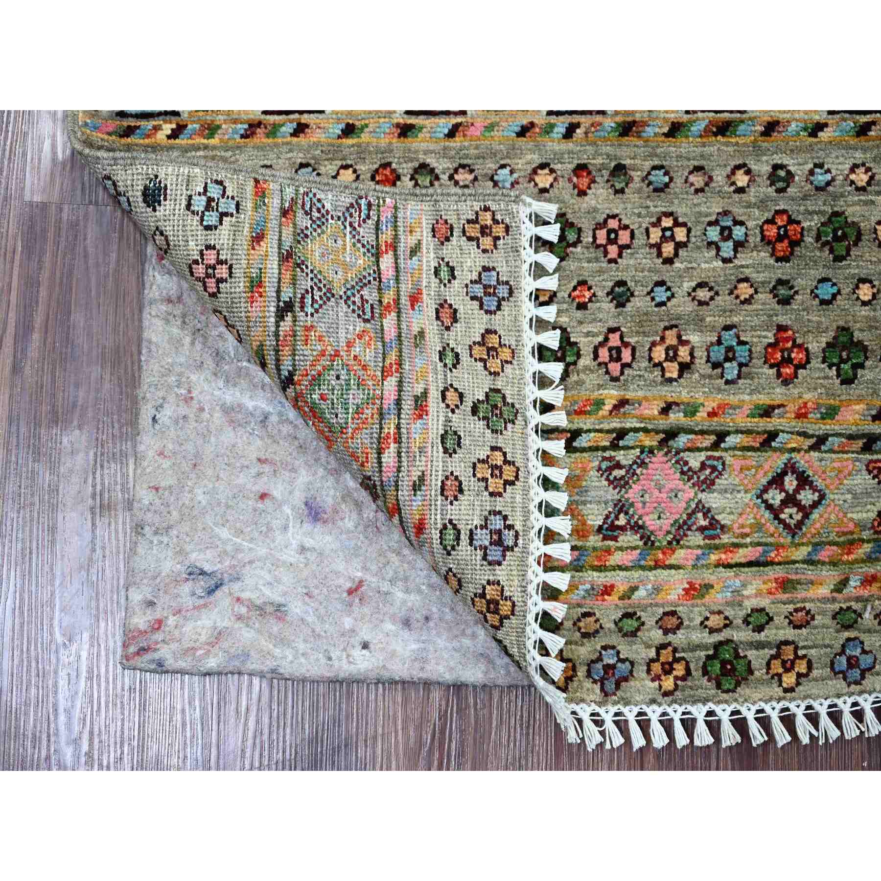 Tribal-Geometric-Hand-Knotted-Rug-108650