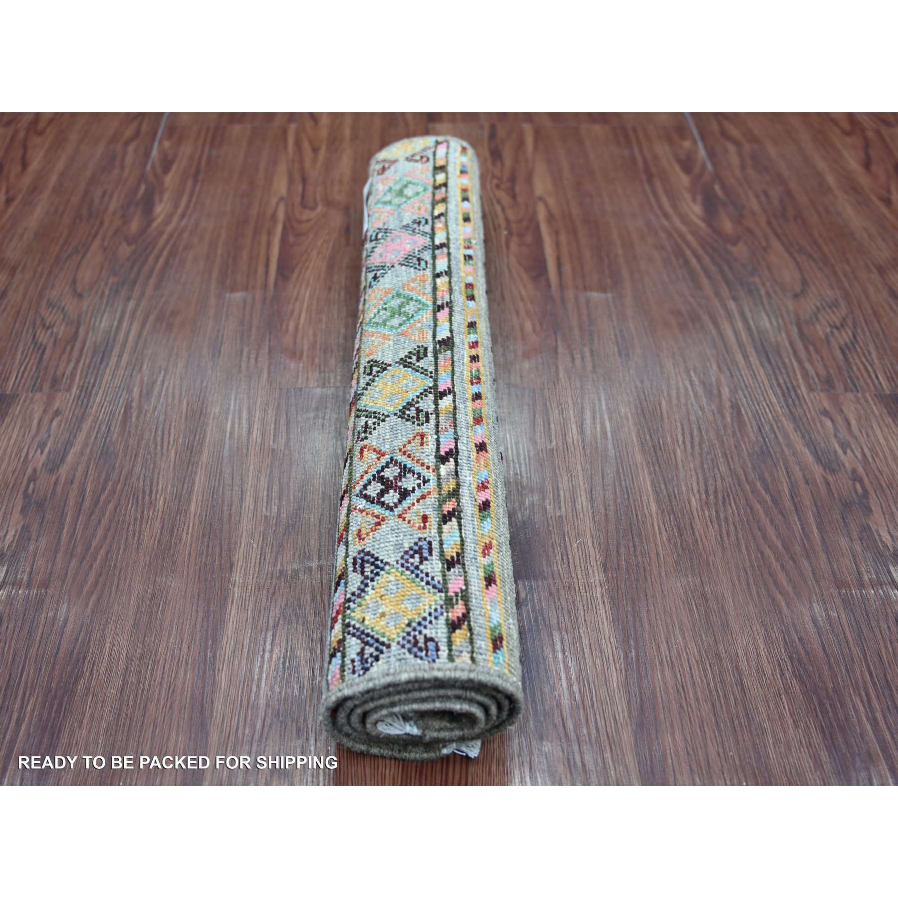 Tribal-Geometric-Hand-Knotted-Rug-108650
