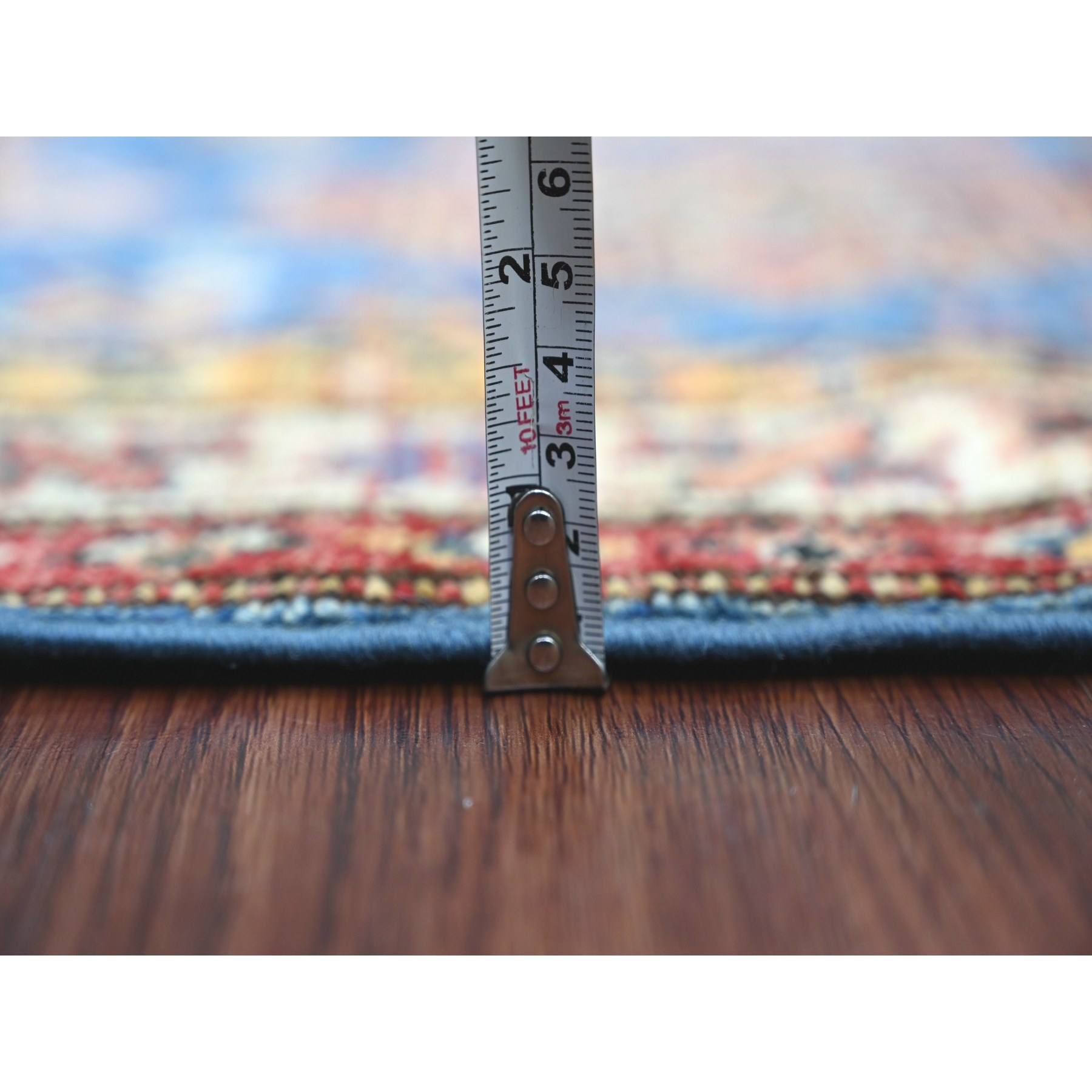 Tribal-Geometric-Hand-Knotted-Rug-108665