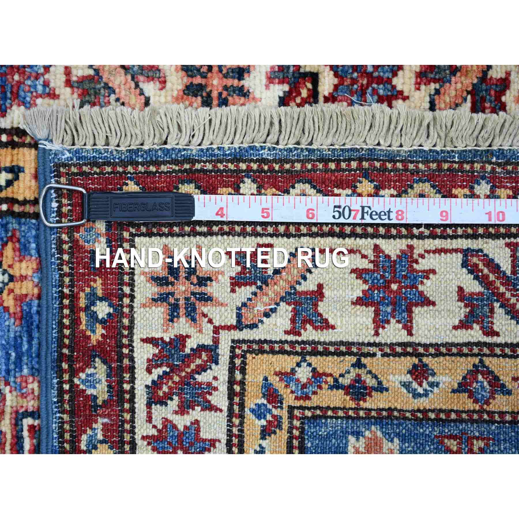 Tribal-Geometric-Hand-Knotted-Rug-108665