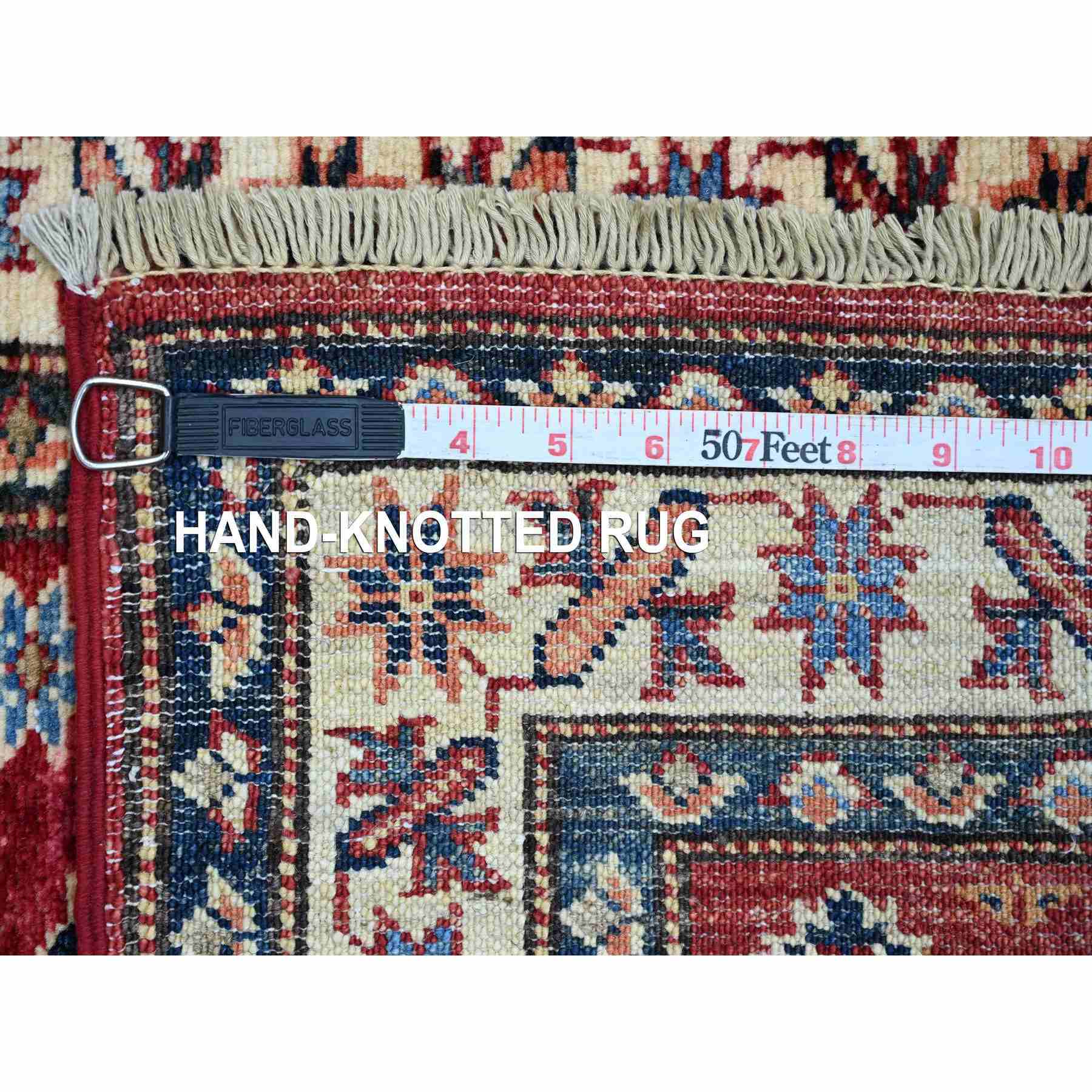 Tribal-Geometric-Hand-Knotted-Rug-108670