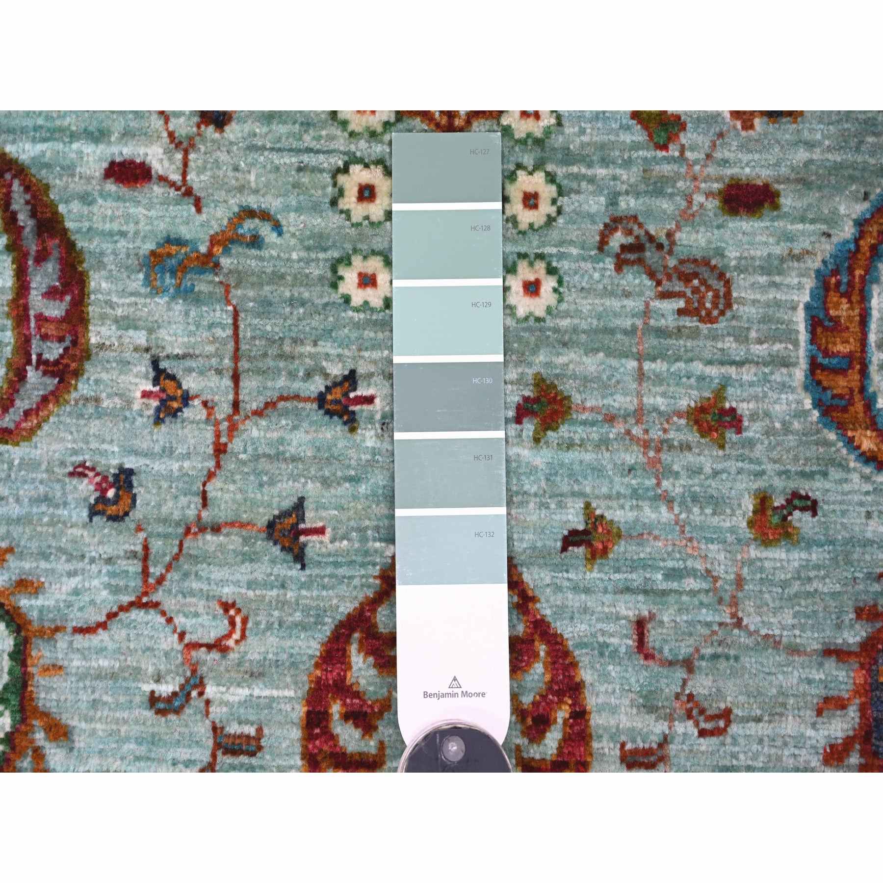 Tribal-Geometric-Hand-Knotted-Rug-108705