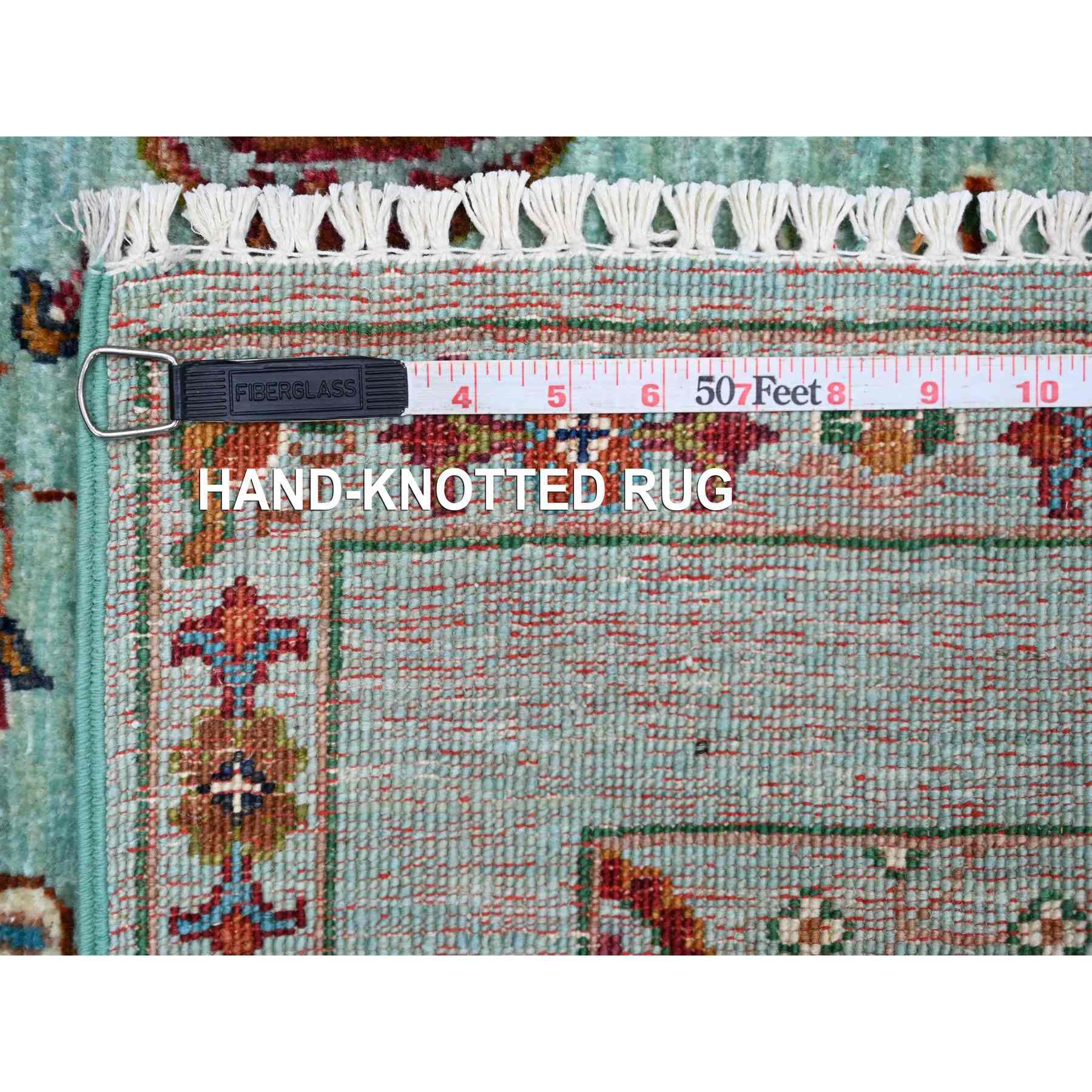 Tribal-Geometric-Hand-Knotted-Rug-108705