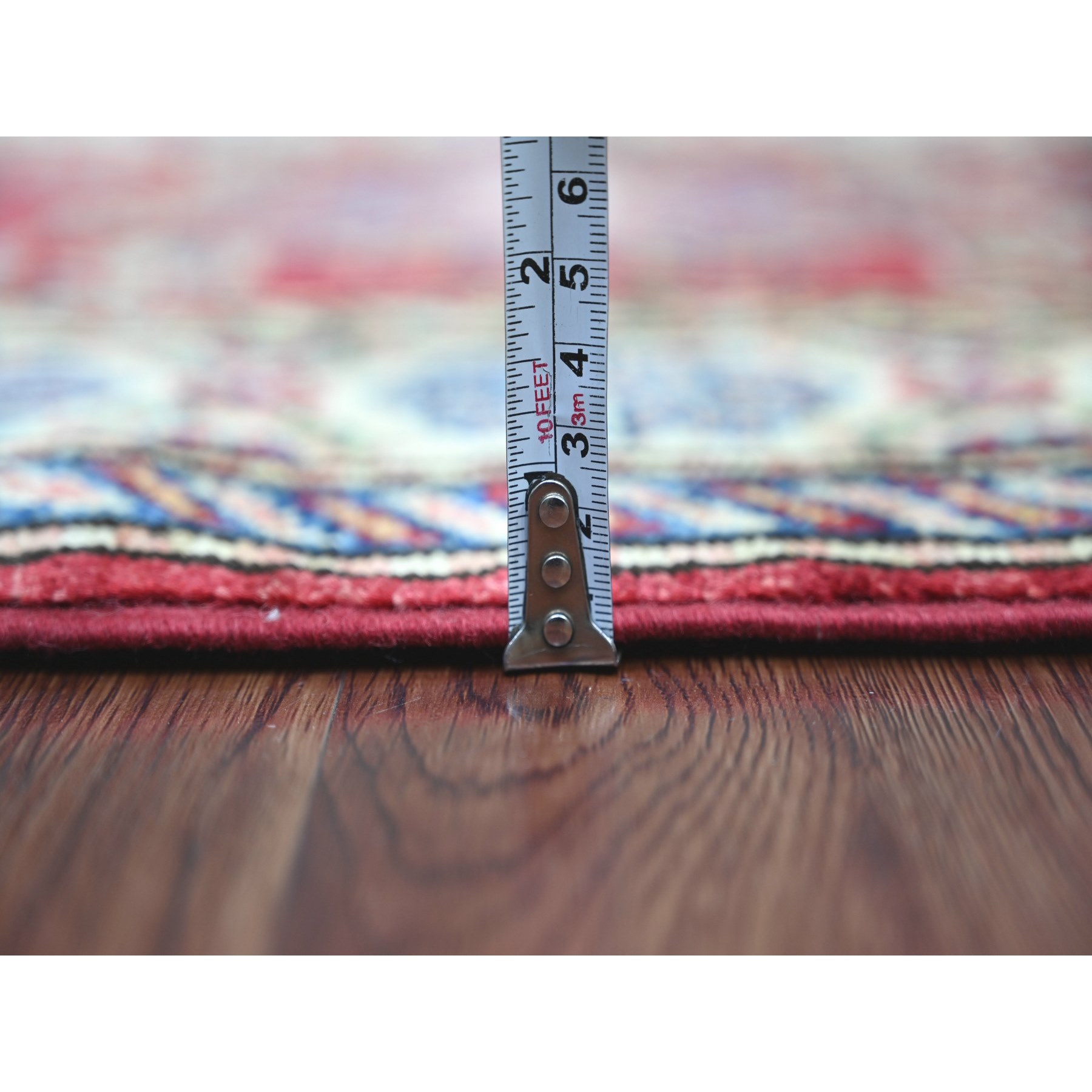 Tribal-Geometric-Hand-Knotted-Rug-108710