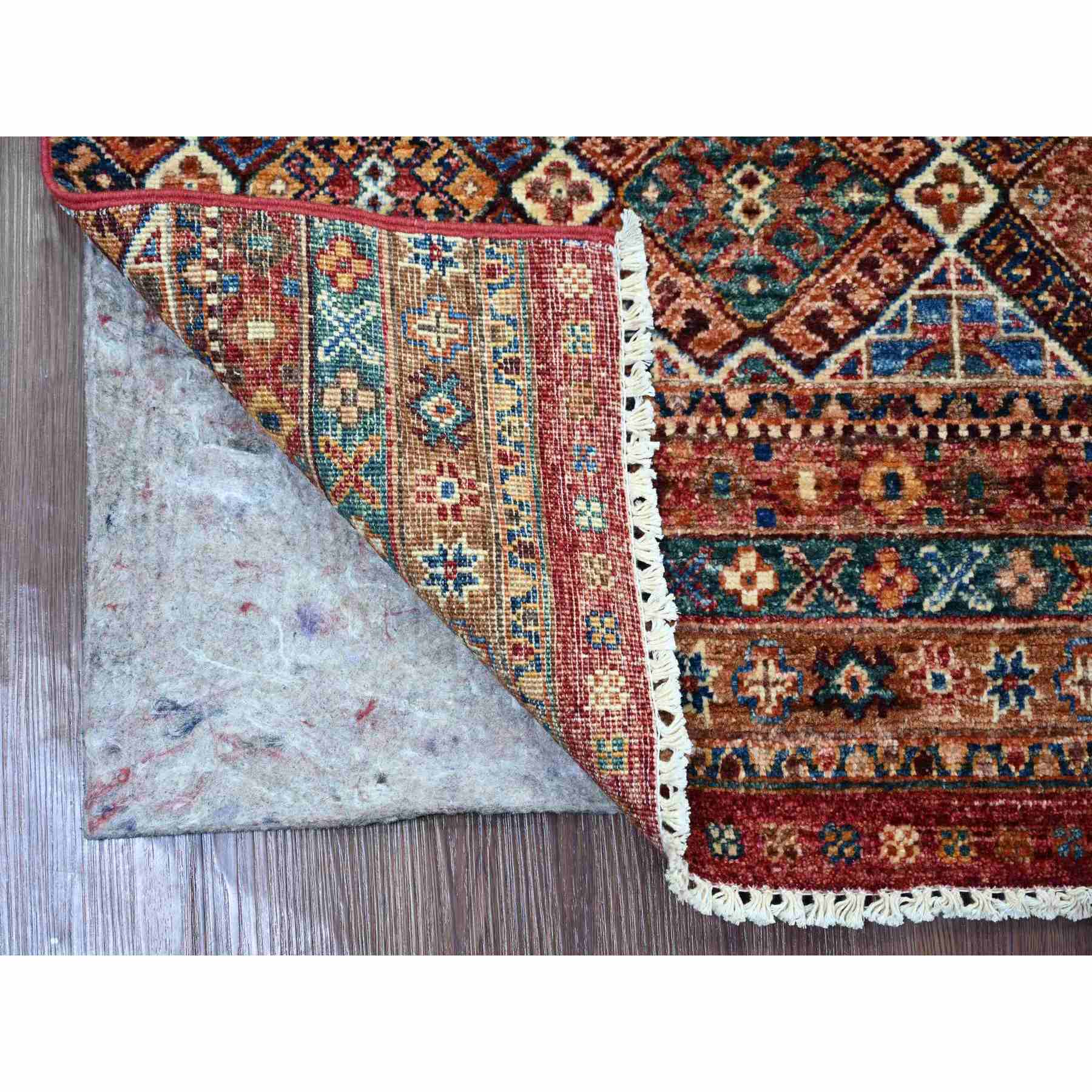 Tribal-Geometric-Hand-Knotted-Rug-108720