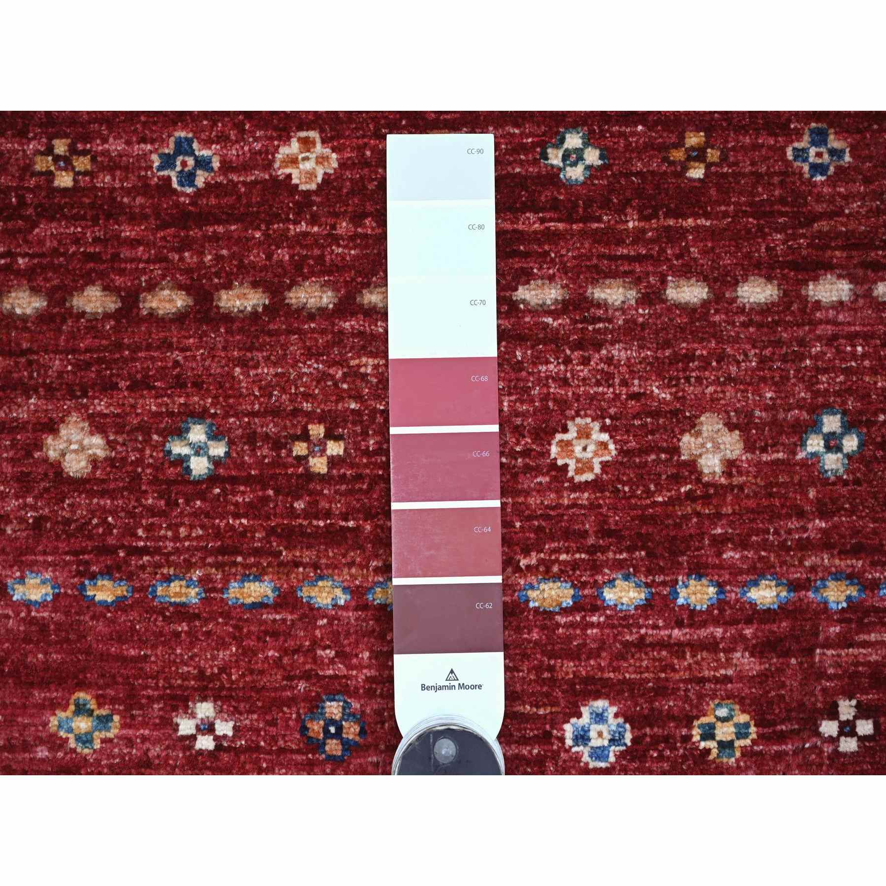 Tribal-Geometric-Hand-Knotted-Rug-108720