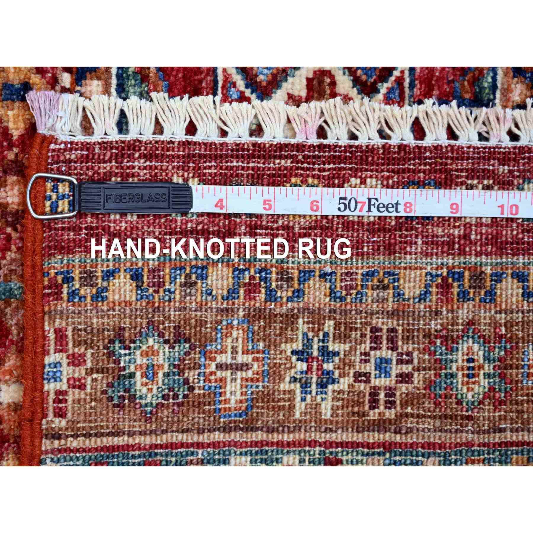 Tribal-Geometric-Hand-Knotted-Rug-108720
