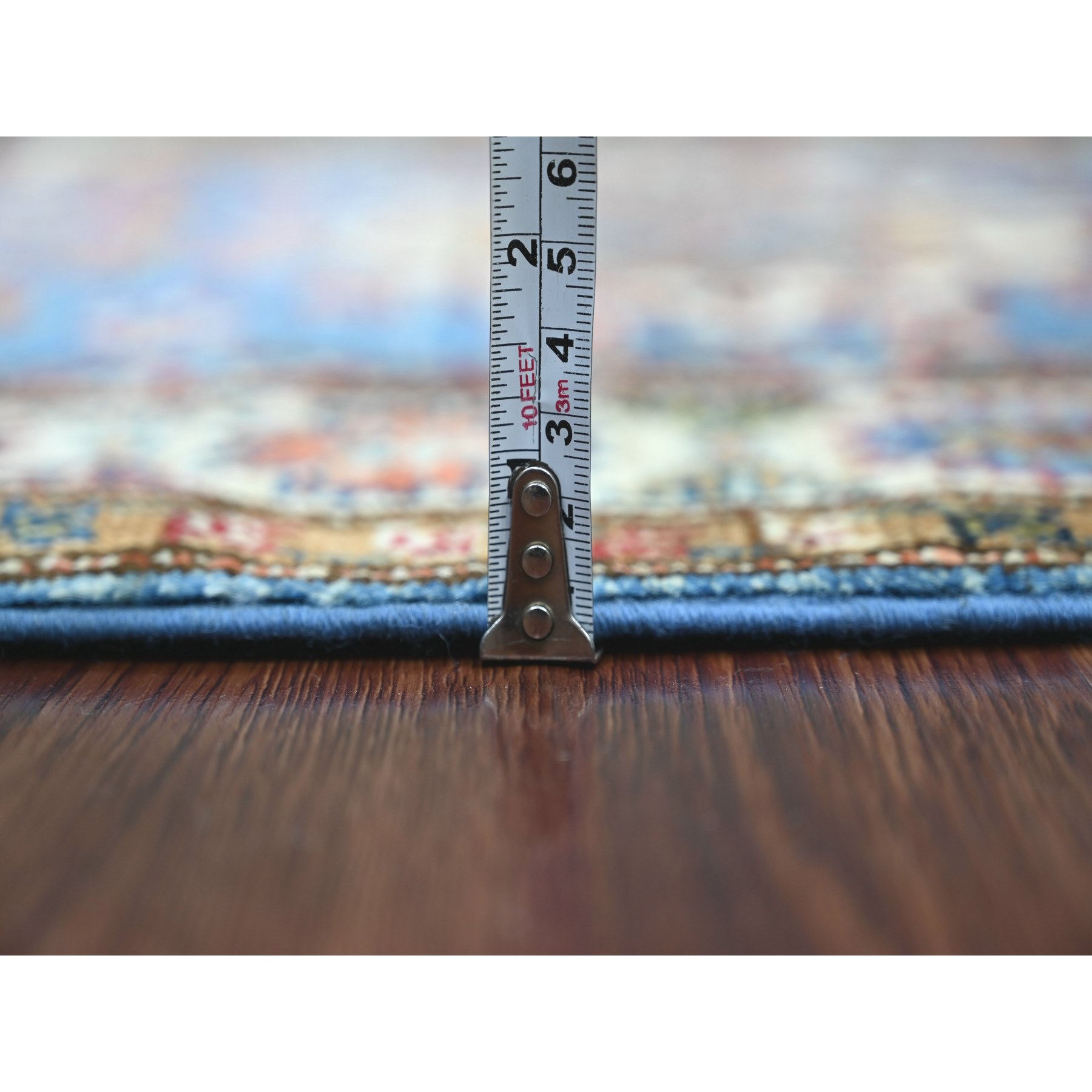 Tribal-Geometric-Hand-Knotted-Rug-108725