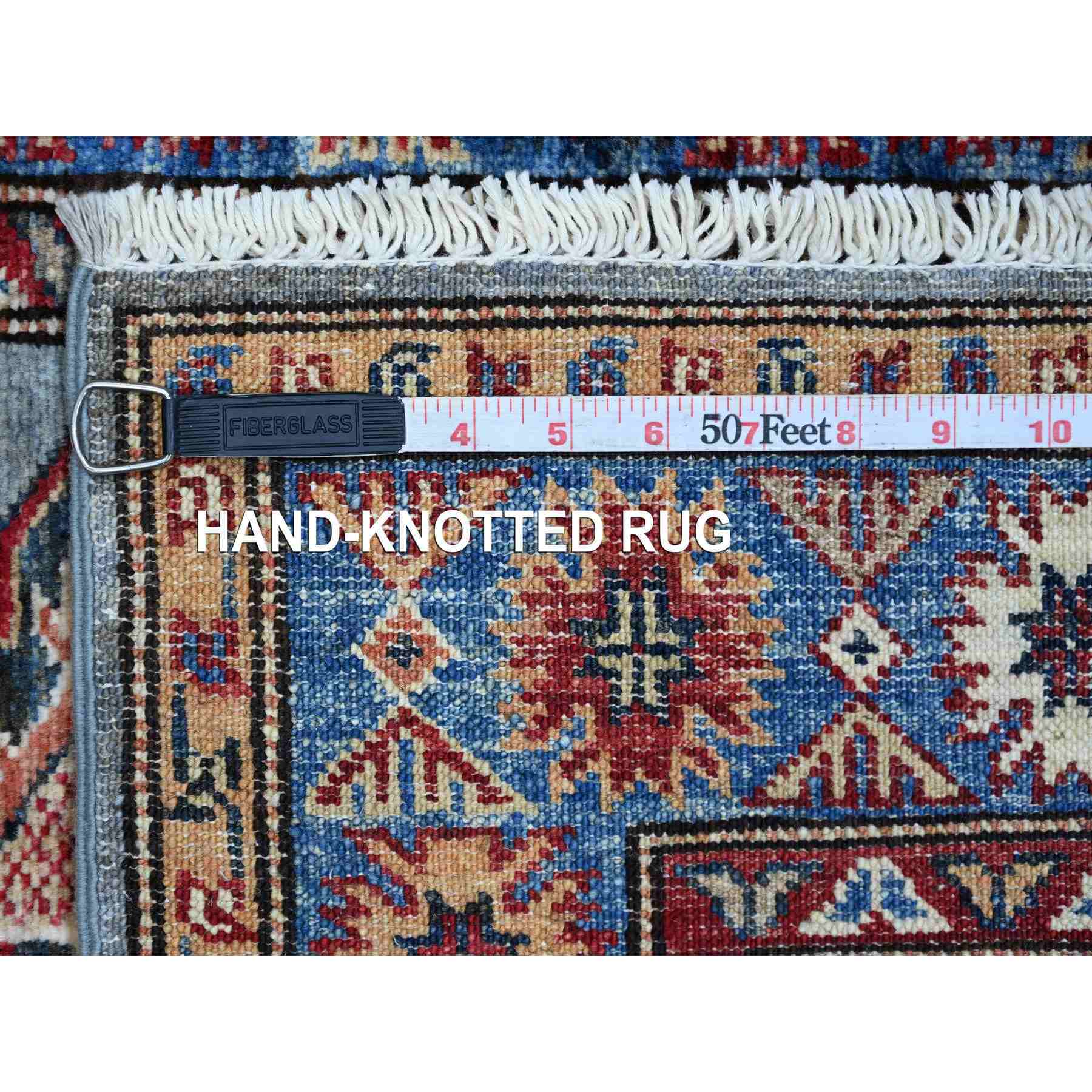 Tribal-Geometric-Hand-Knotted-Rug-108735