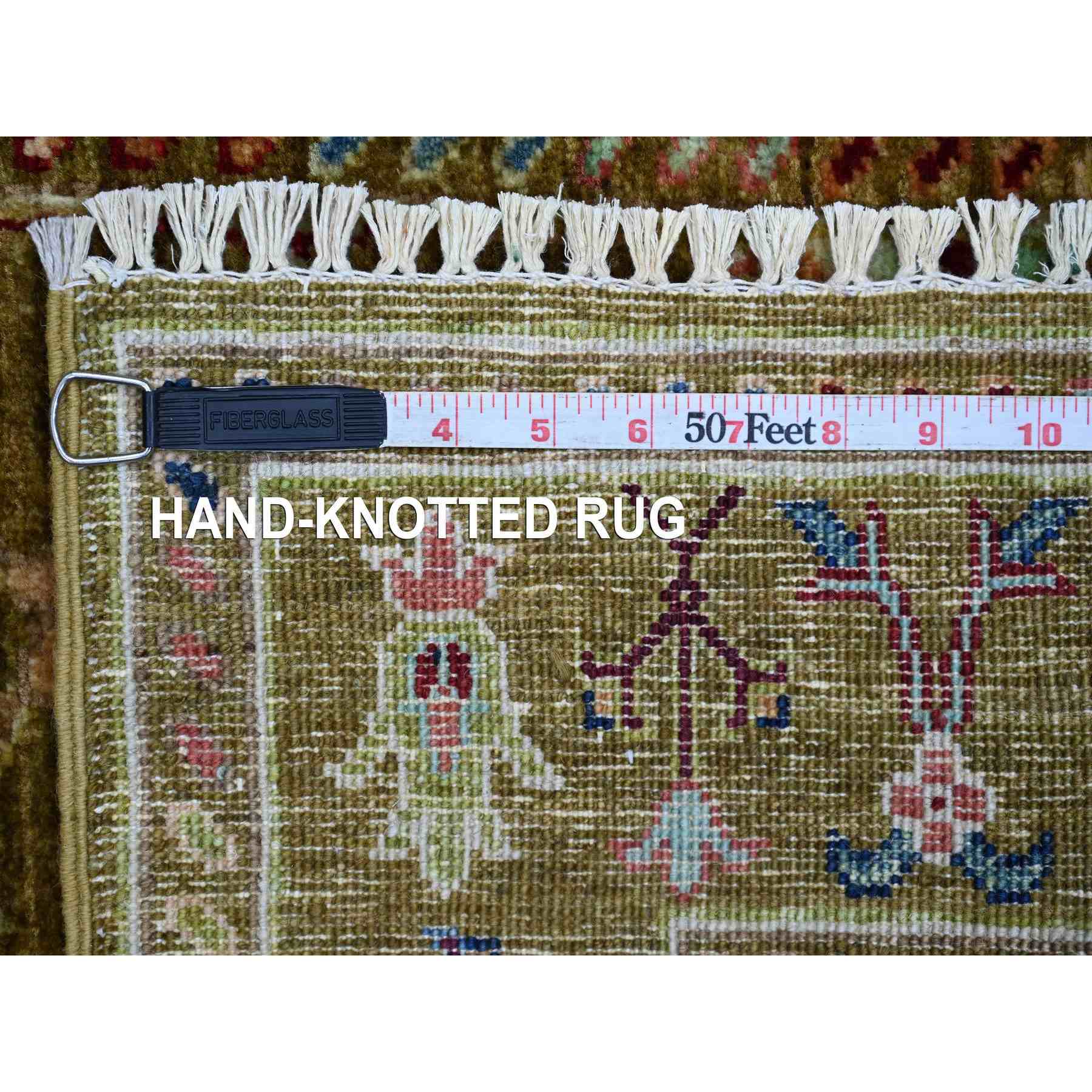 Tribal-Geometric-Hand-Knotted-Rug-108740