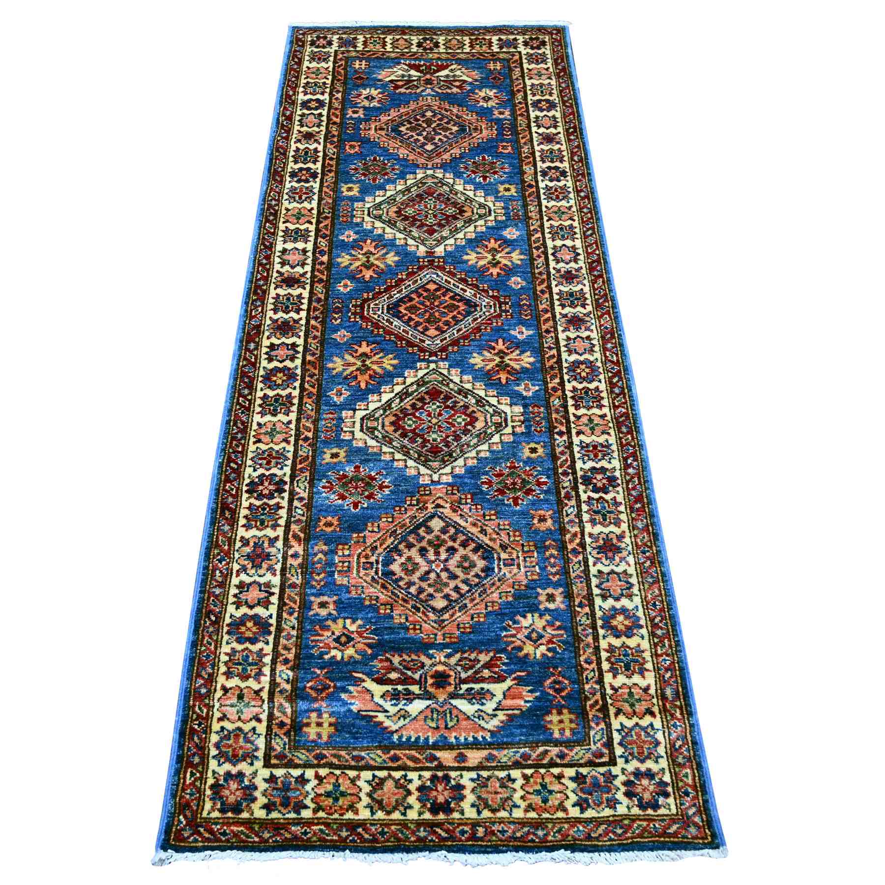 Tribal-Geometric-Hand-Knotted-Rug-108745