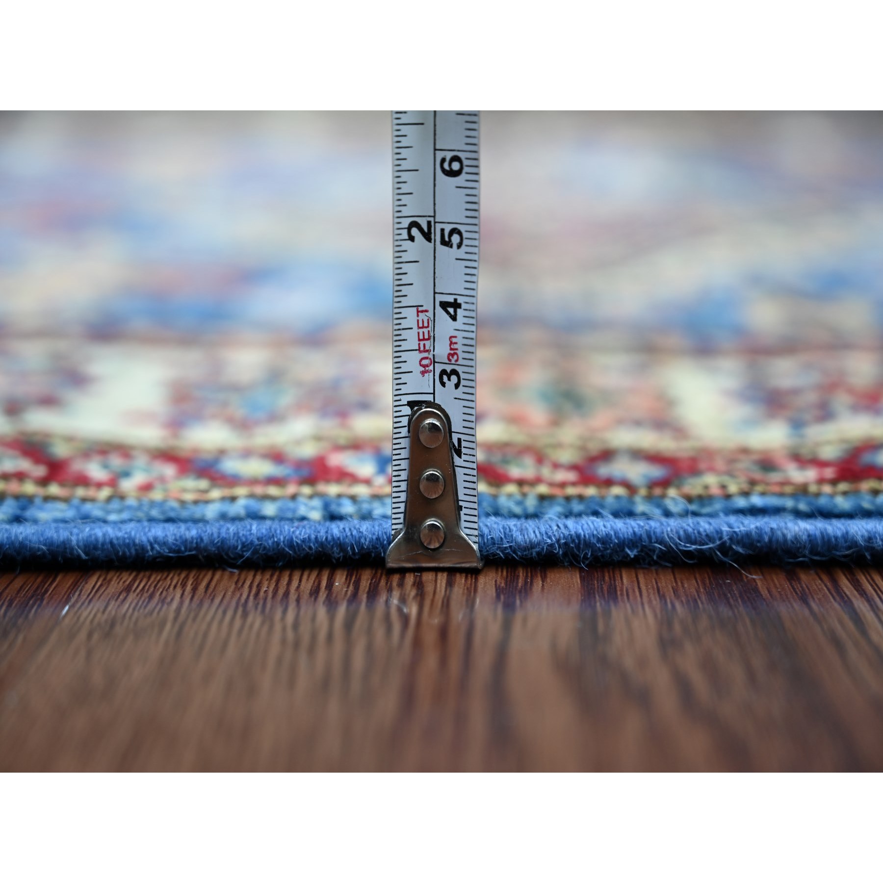 Tribal-Geometric-Hand-Knotted-Rug-108745