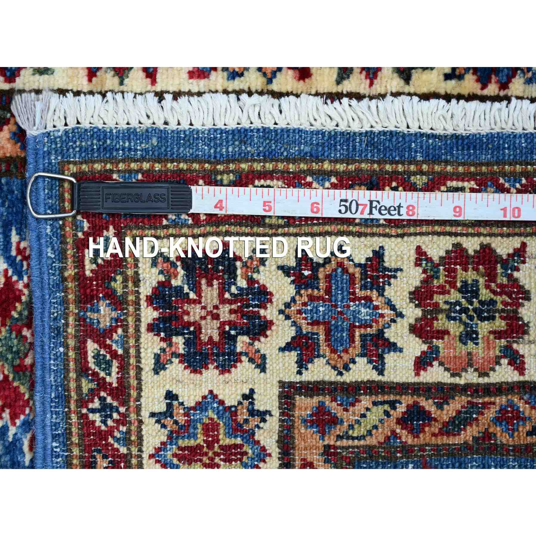 Tribal-Geometric-Hand-Knotted-Rug-108745