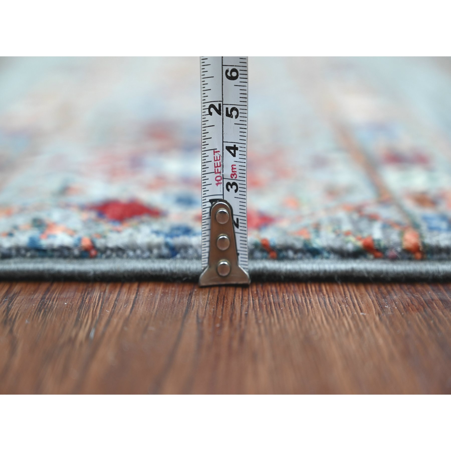 Tribal-Geometric-Hand-Knotted-Rug-109065